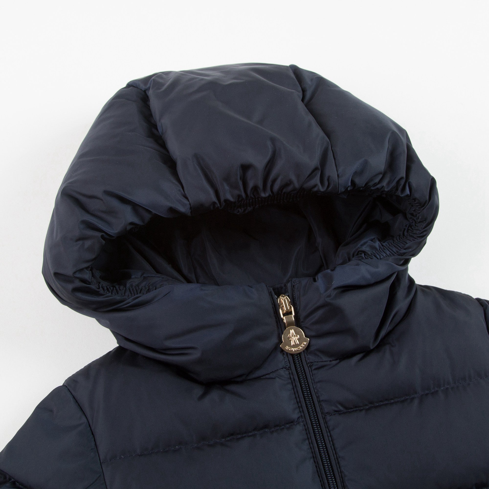 Baby Girls Blue 'Azinza' Down Padded Jacket With Flounces