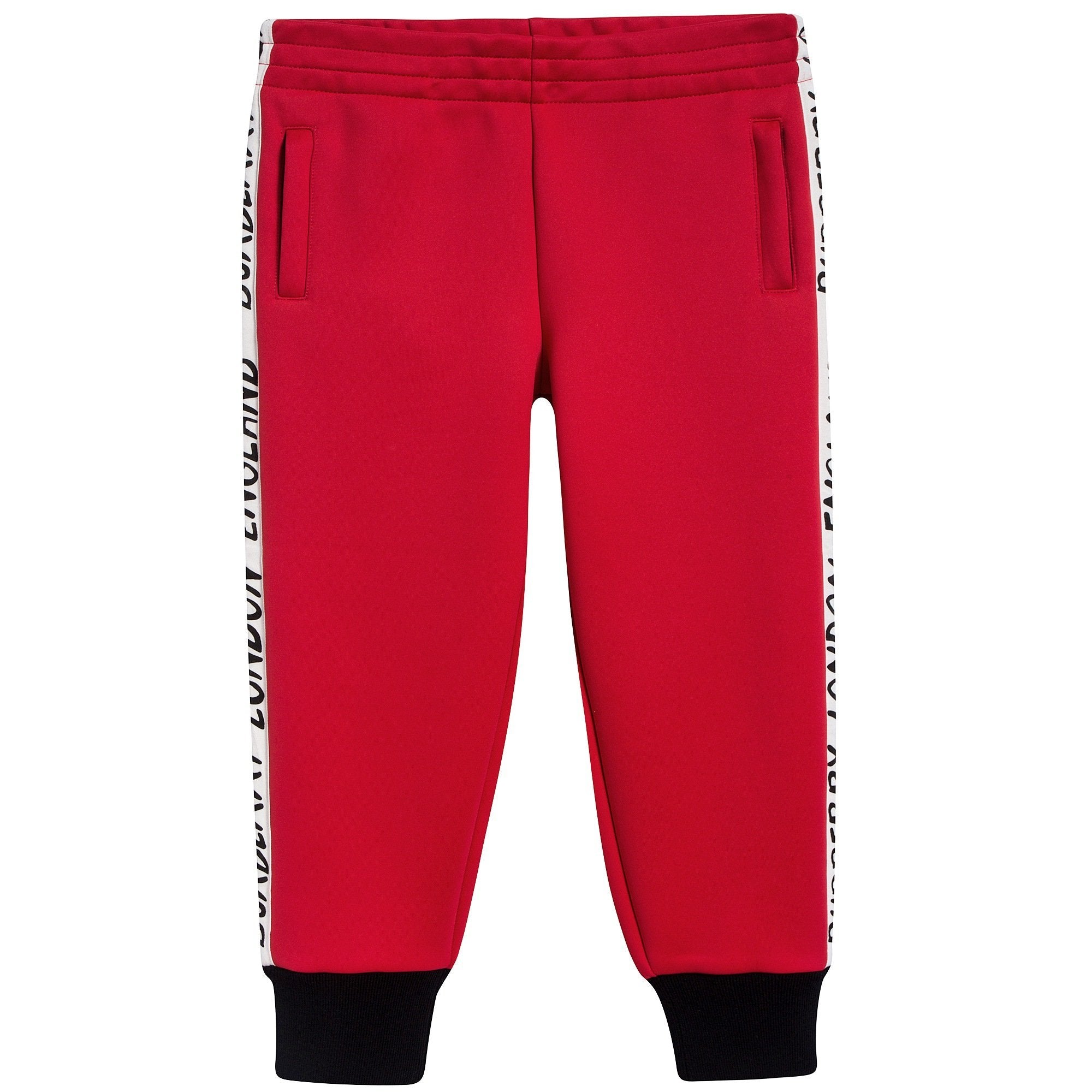 Boys Bright Red Trousers
