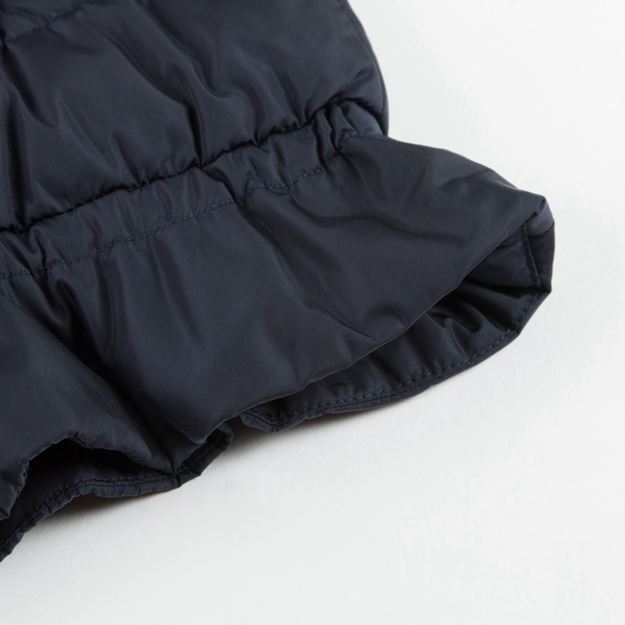 Baby Girls Blue 'Azinza' Down Padded Jacket With Flounces