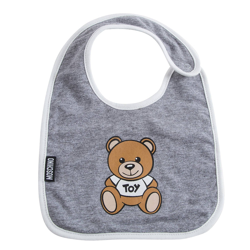 Baby White & Grey Toy Printed Babygrow 3 Piece Set