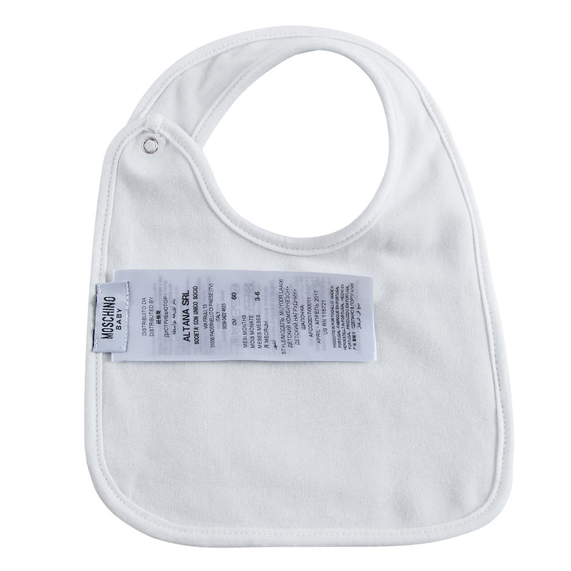 Baby White & Grey Toy Printed Babygrow 3 Piece Set
