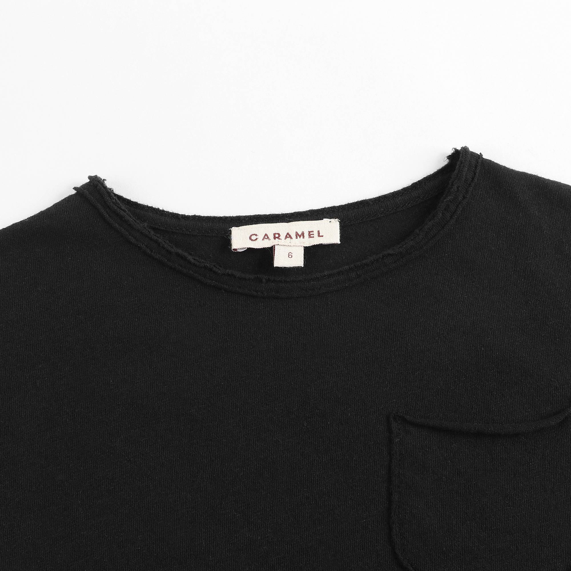 Baby Black Cotton T-shirt