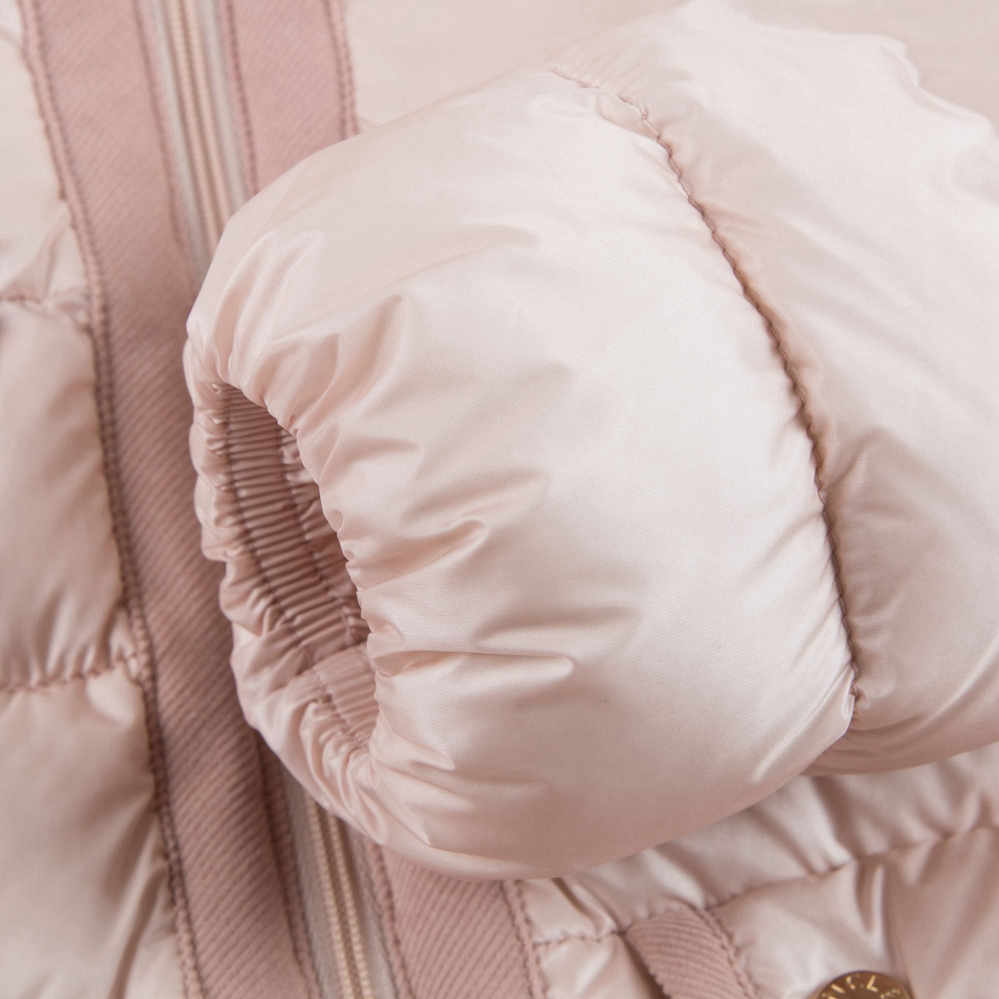 Baby Girls Pale Pink 'Maevant' Down Padded Coat