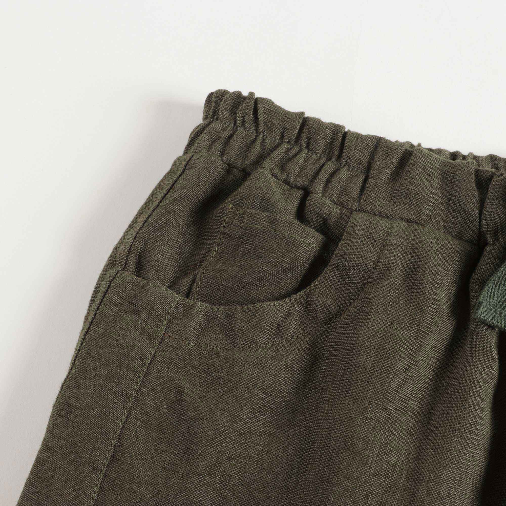 Boys & Girls Army Green Trousers