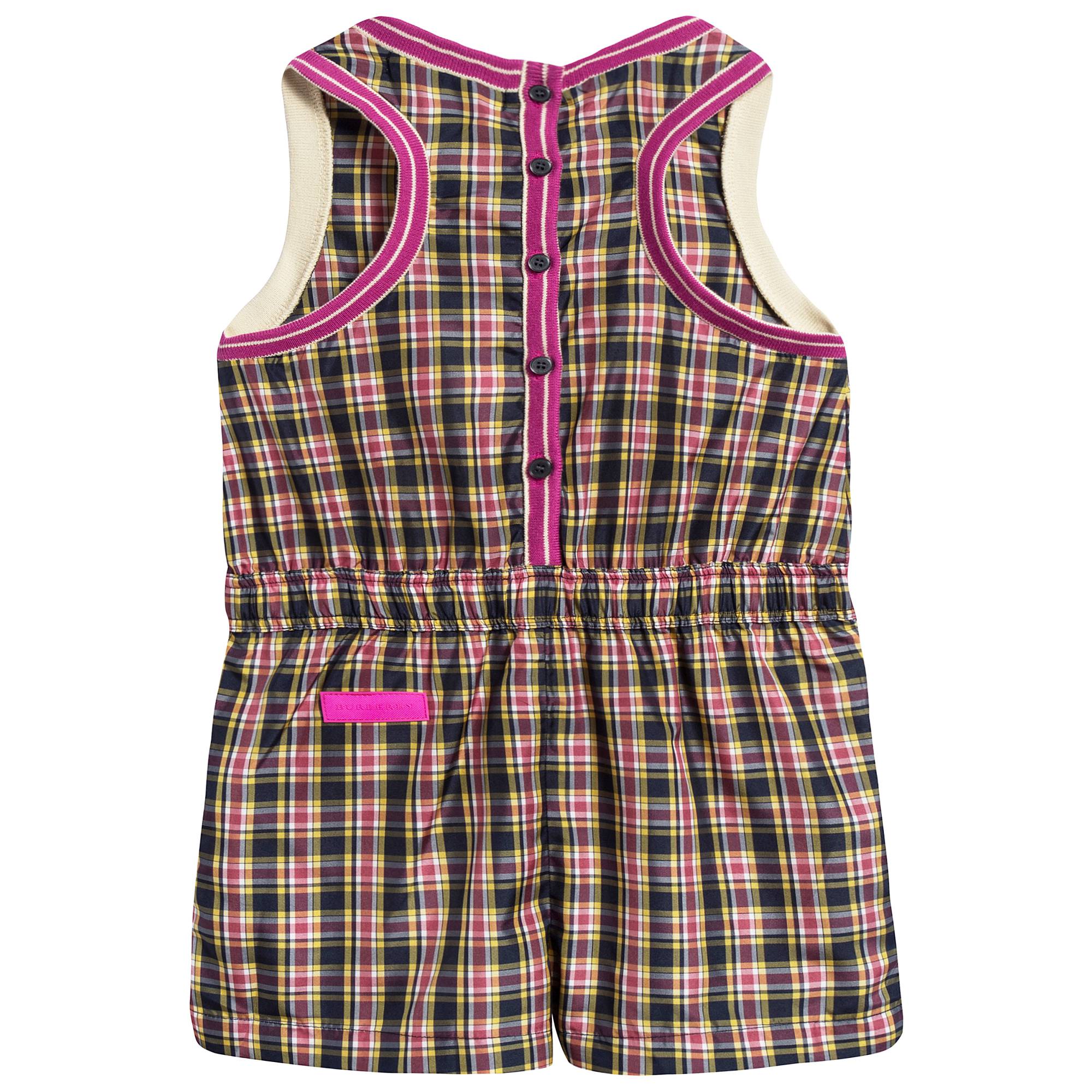 Baby Girls Bright Coral Pink Overalls