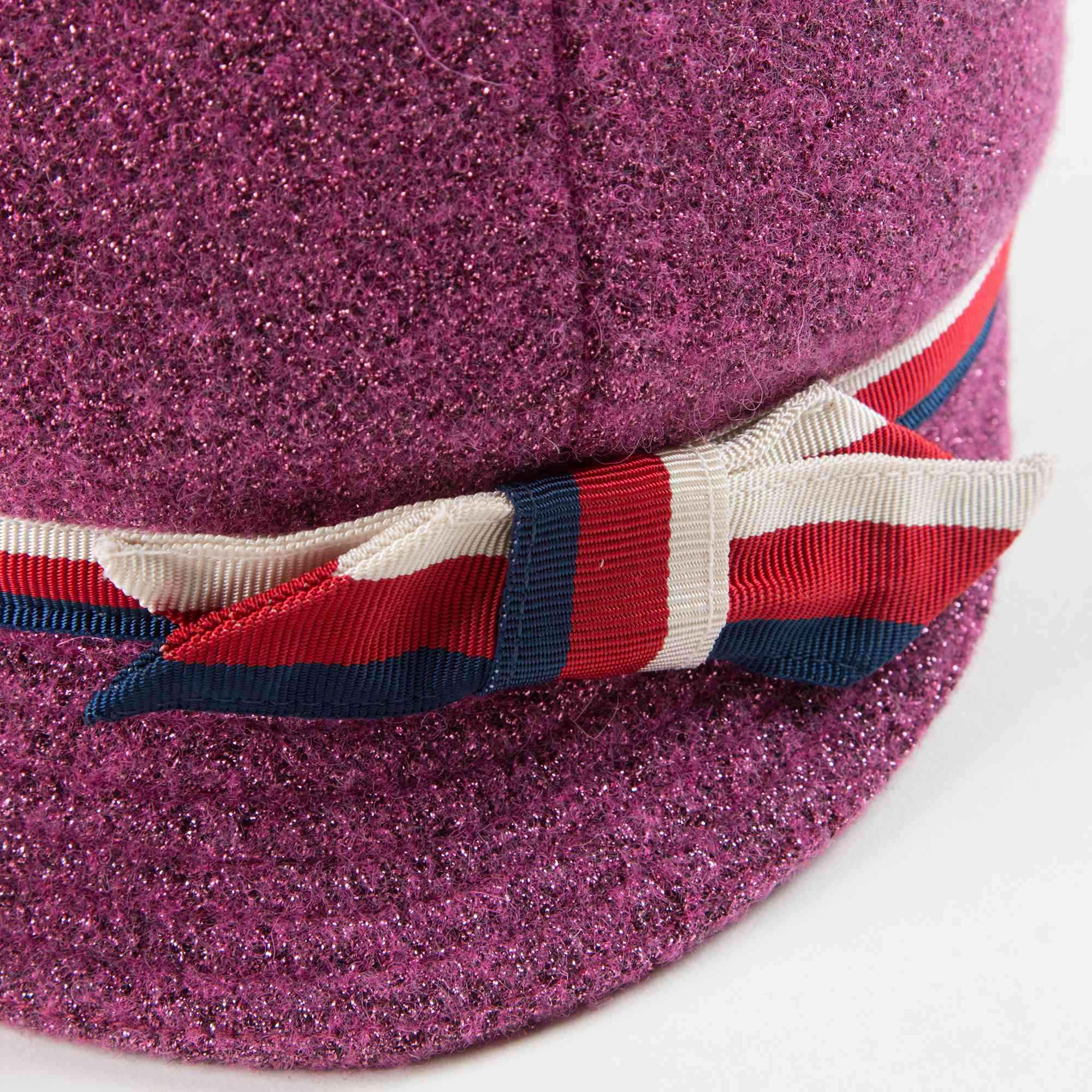 Girls Pink Felted Wool Hat