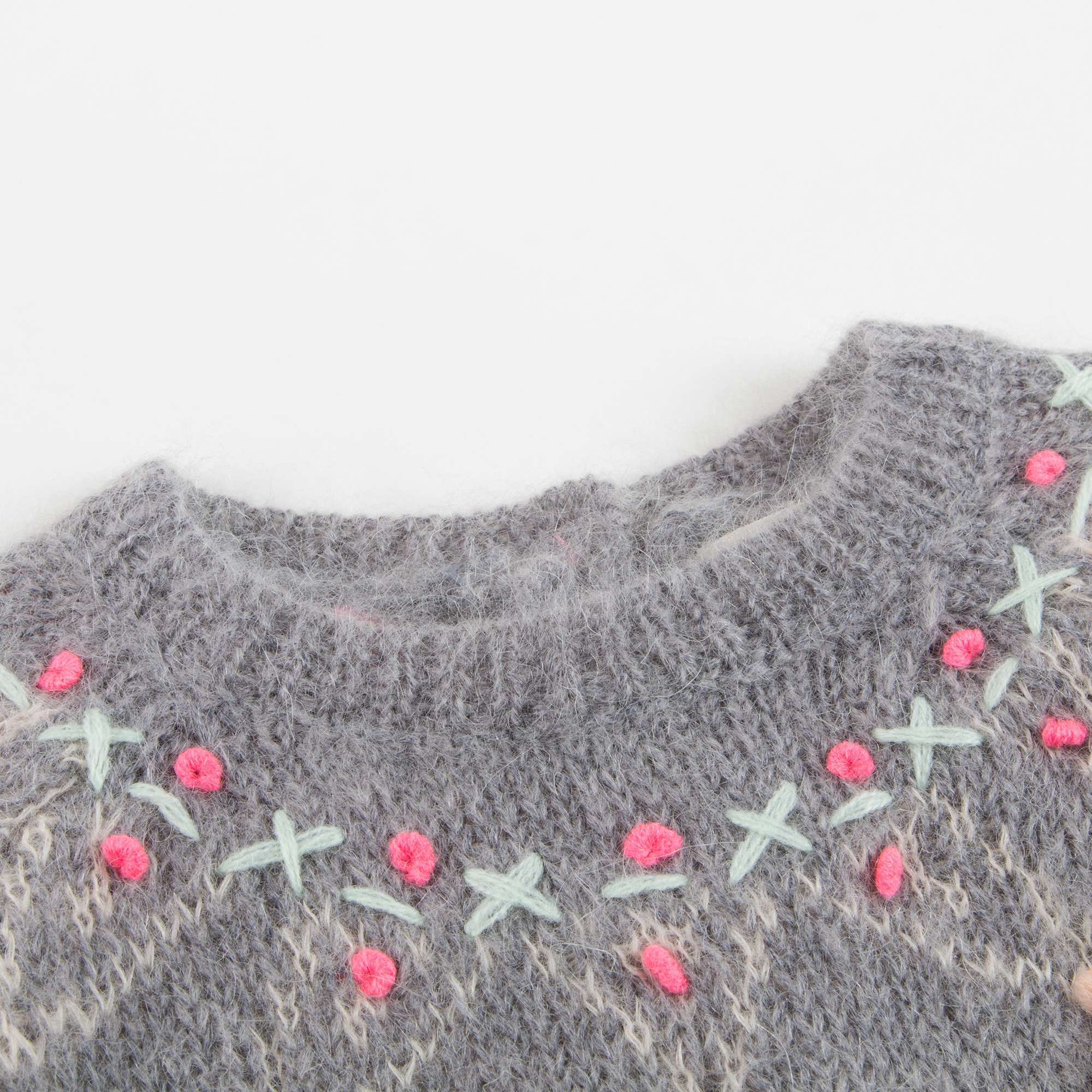 Girls Grey "Edgard" Sweater
