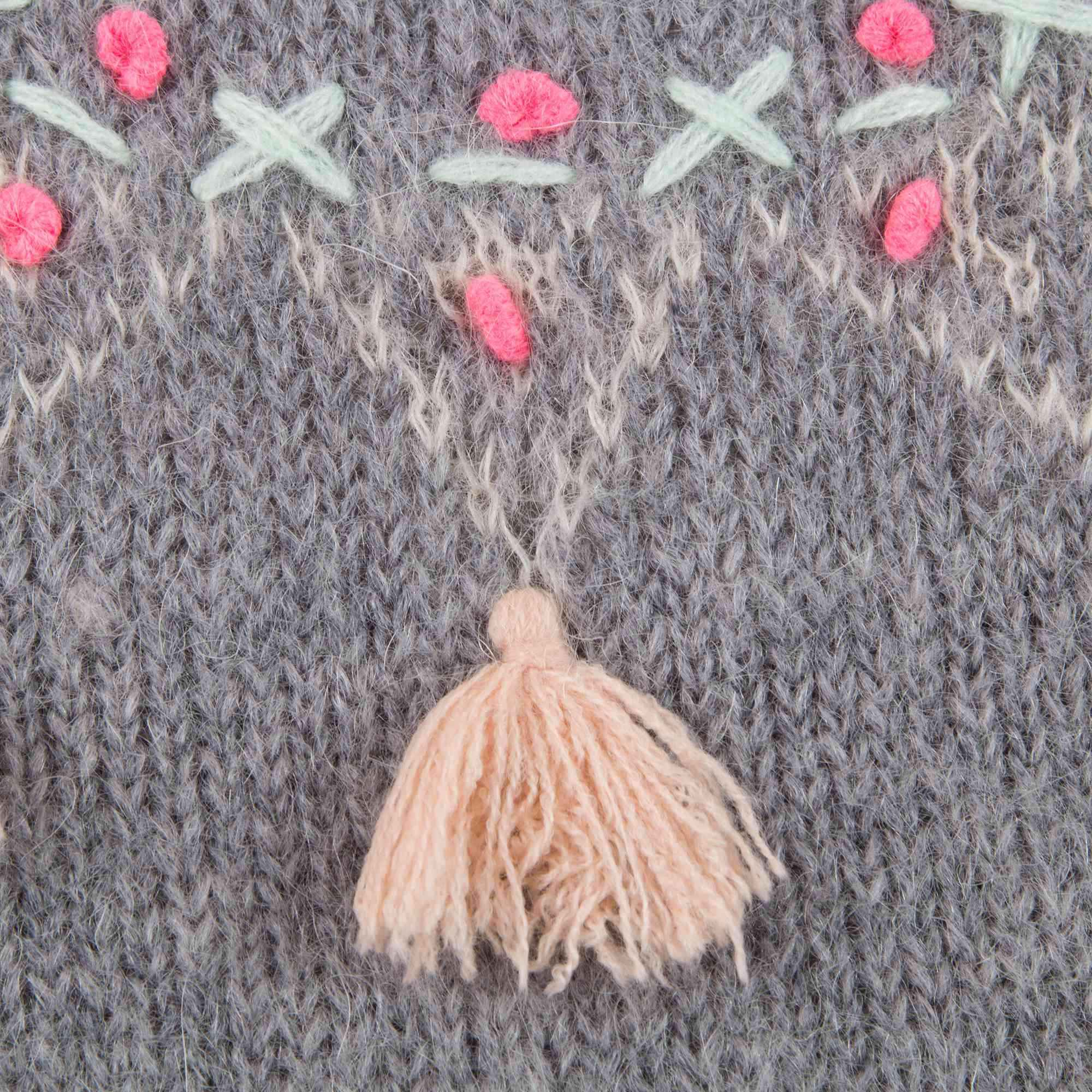 Girls Grey "Edgard" Sweater