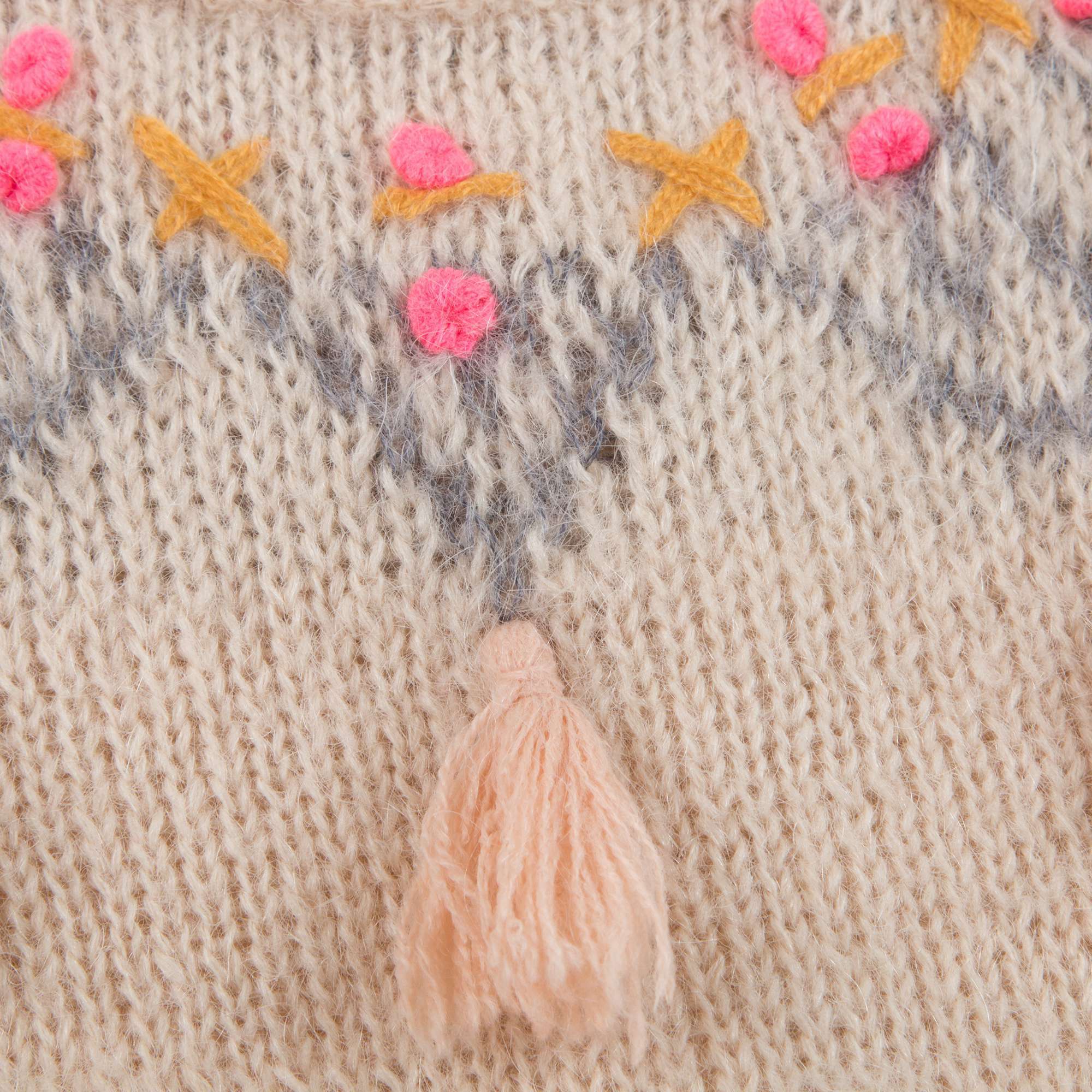 Girls Beige "Edgard" Sweater