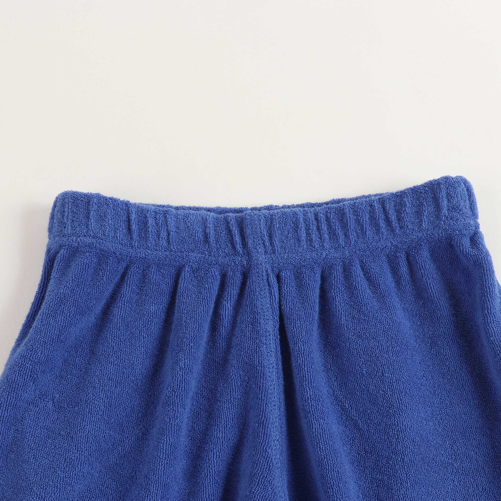 Boys and Girls Royal Blue Cotton Shorts