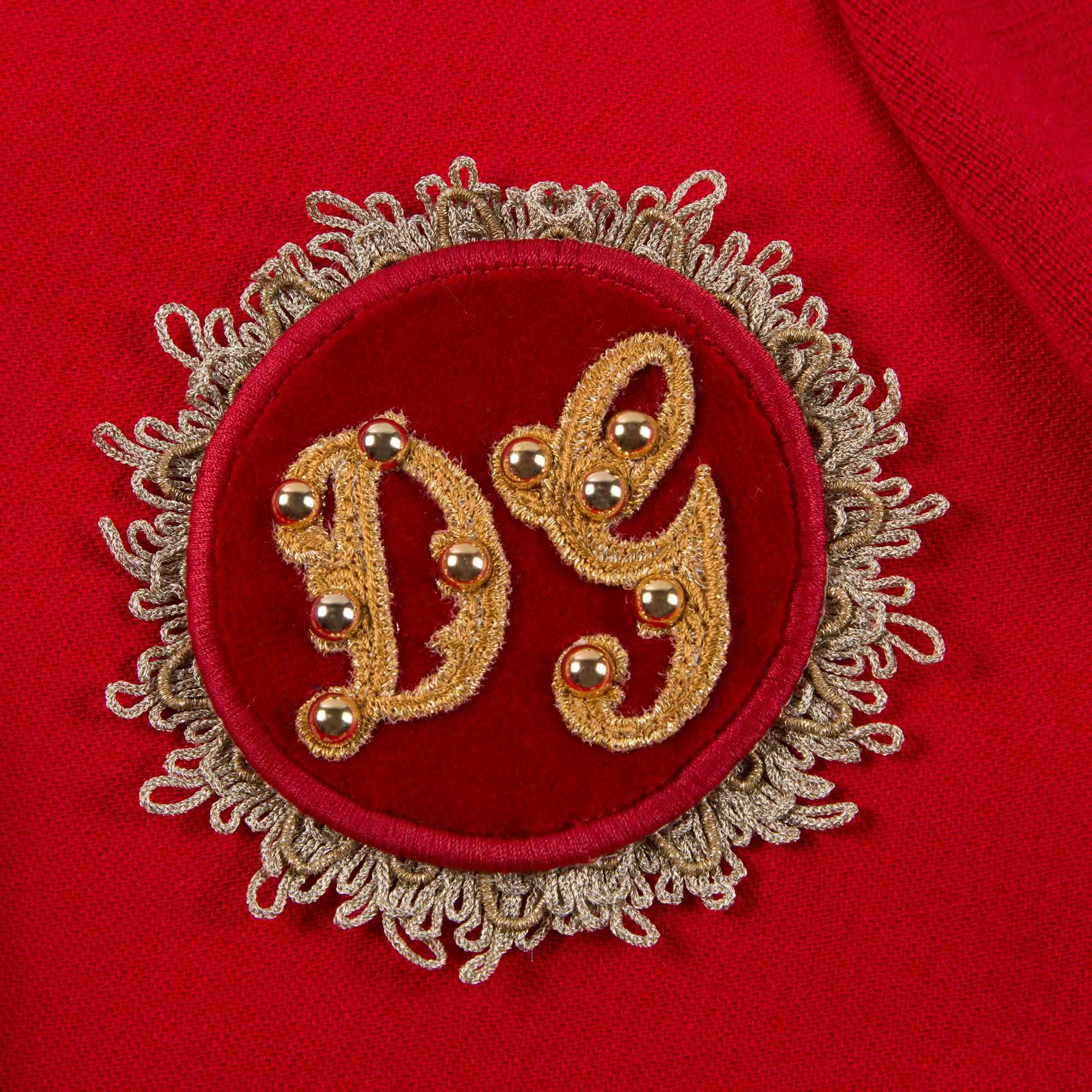 Girls  Red  "Giacca"  Logo  Coat