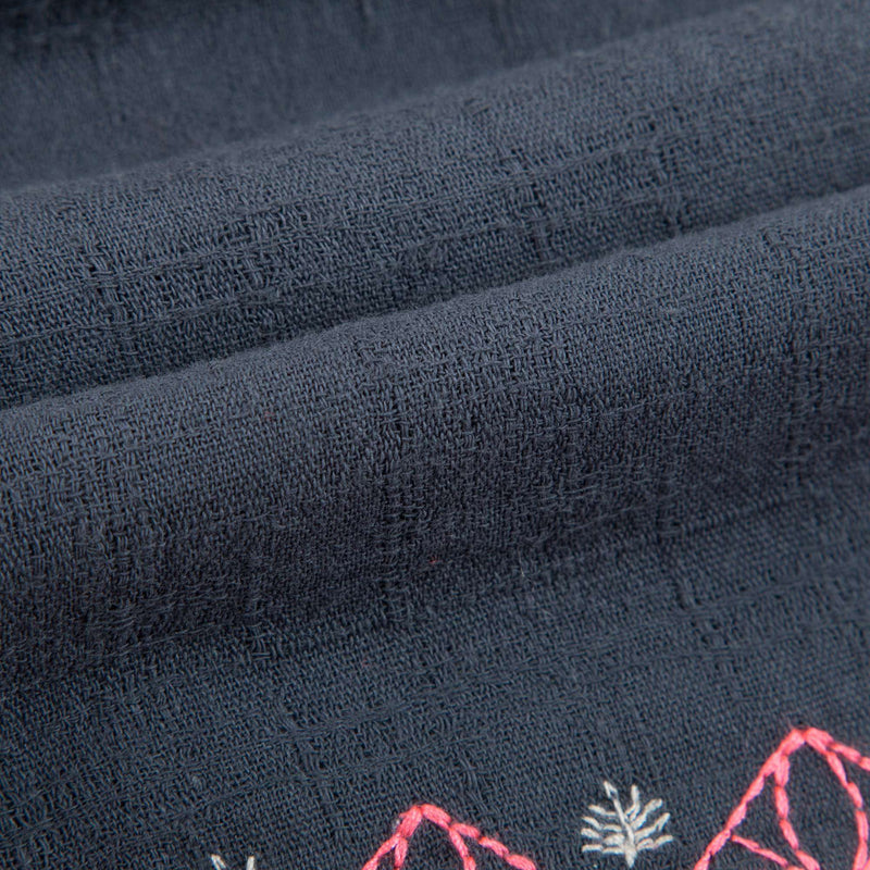 Girls Blue "Chechouan" Cotton  Skirt