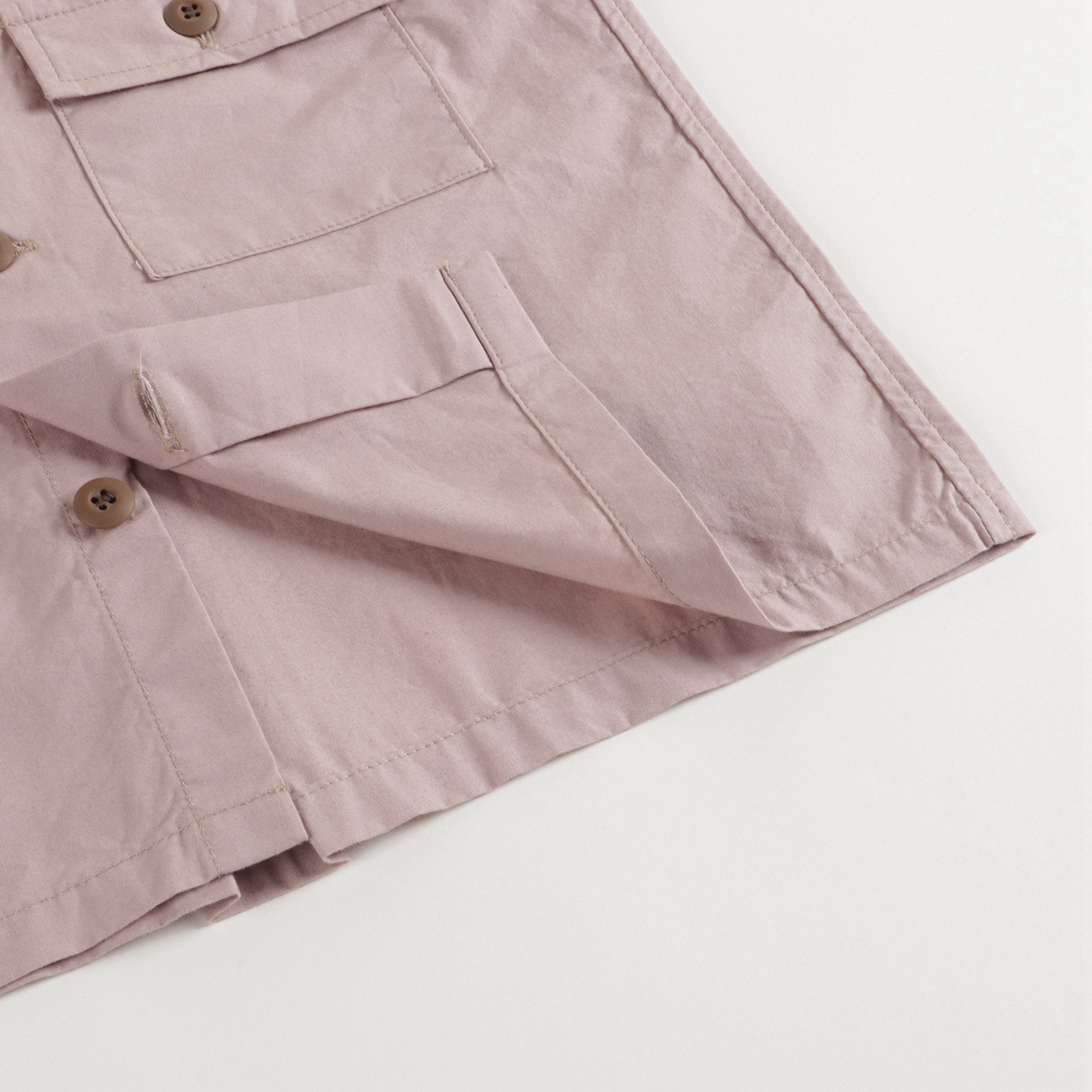 Boys & Girls Pink Flap Pocket Shirt