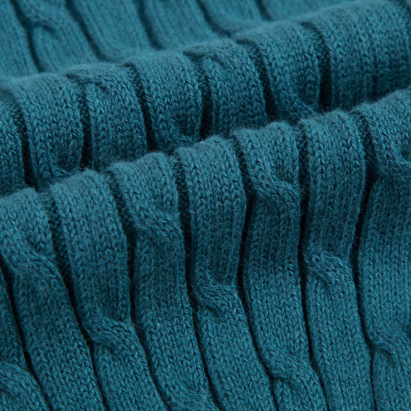 Girls Blue Cotton Leggings