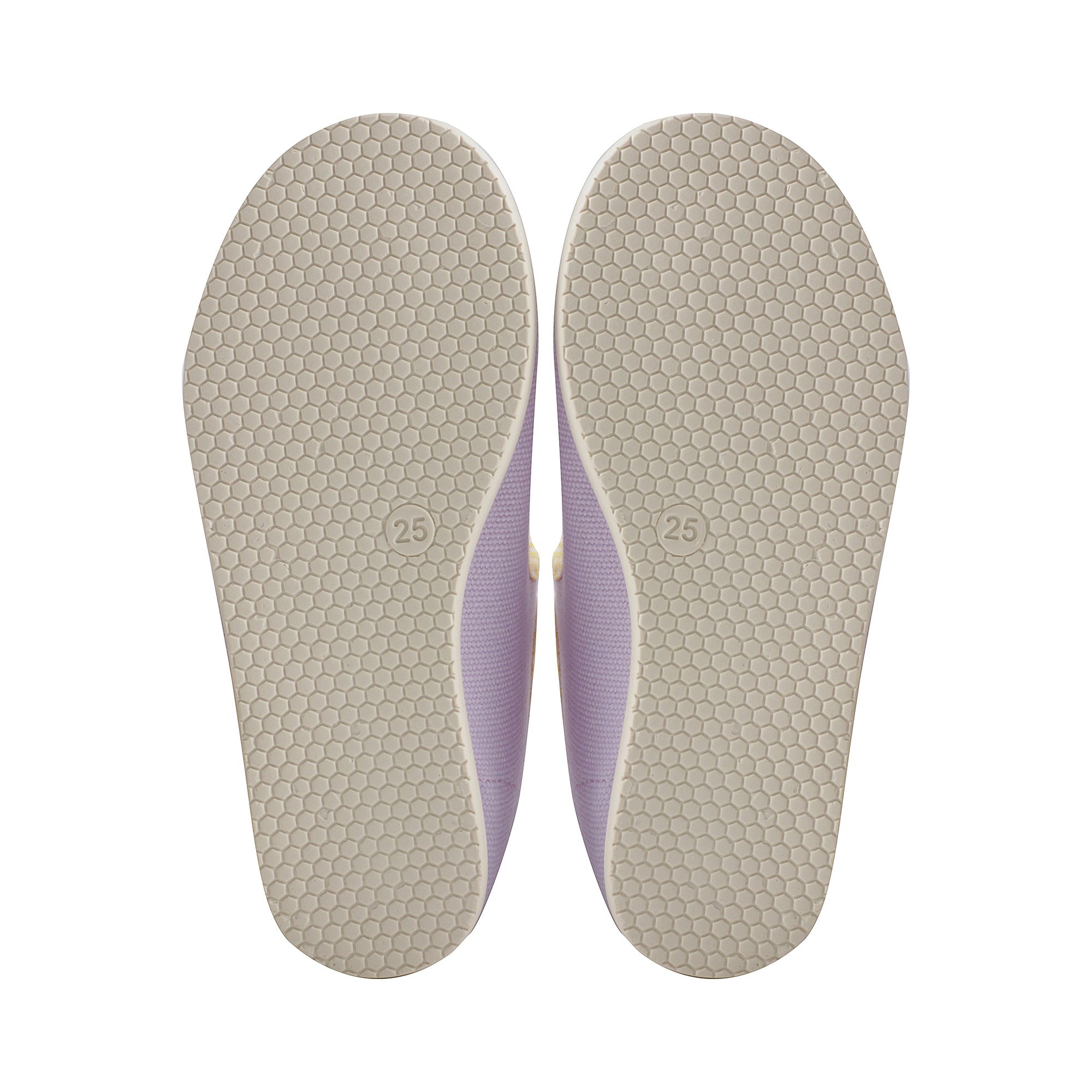 Girls Purple Buckled Cotton Shoes