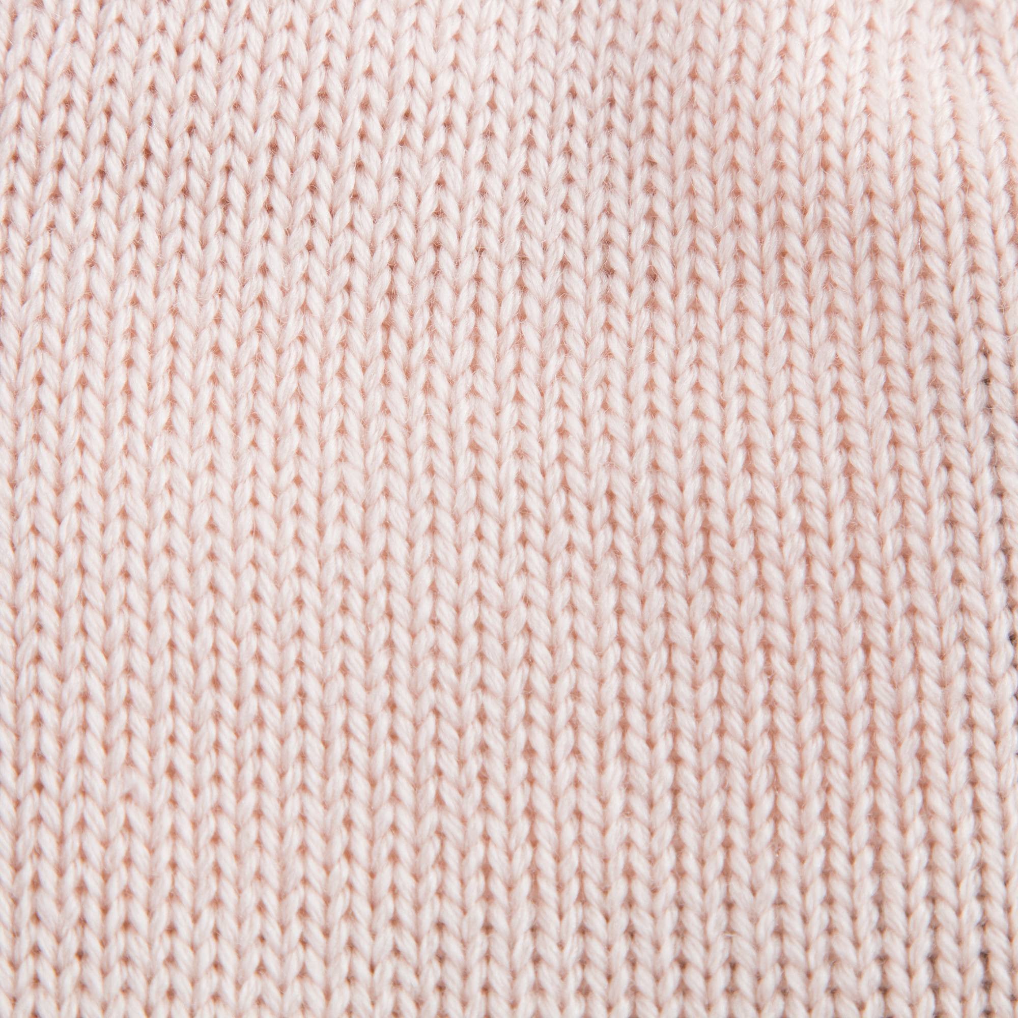 Baby Pink Knitted Hat With Ears