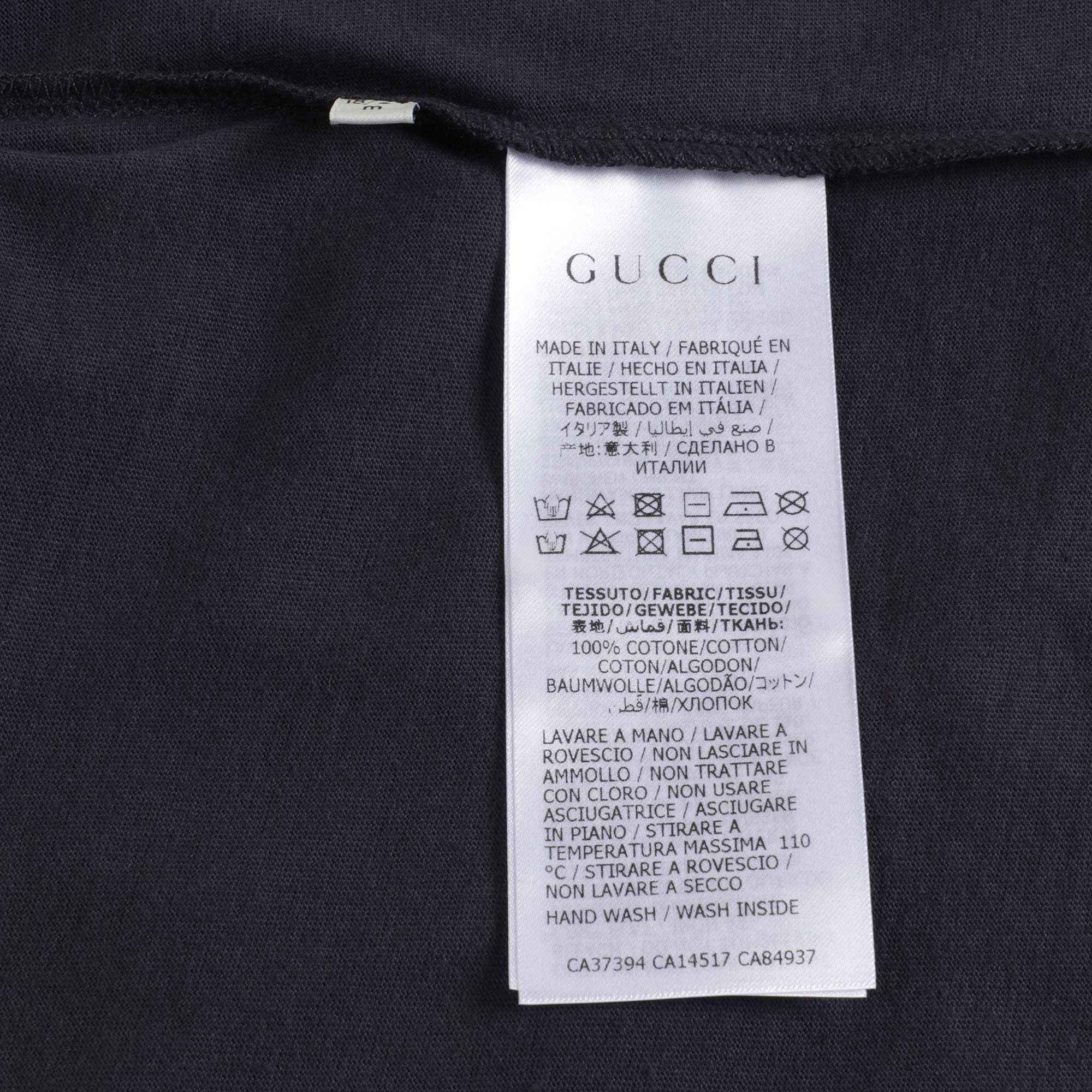 Baby Girls Dark Grey Cotton T-shirt