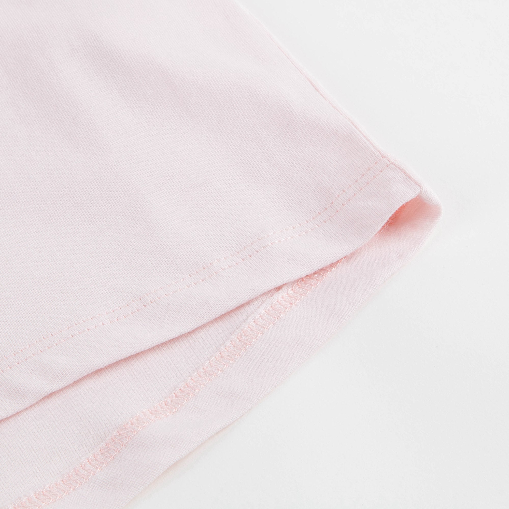 Girls Light Pink Tiger Cotton T-shirt