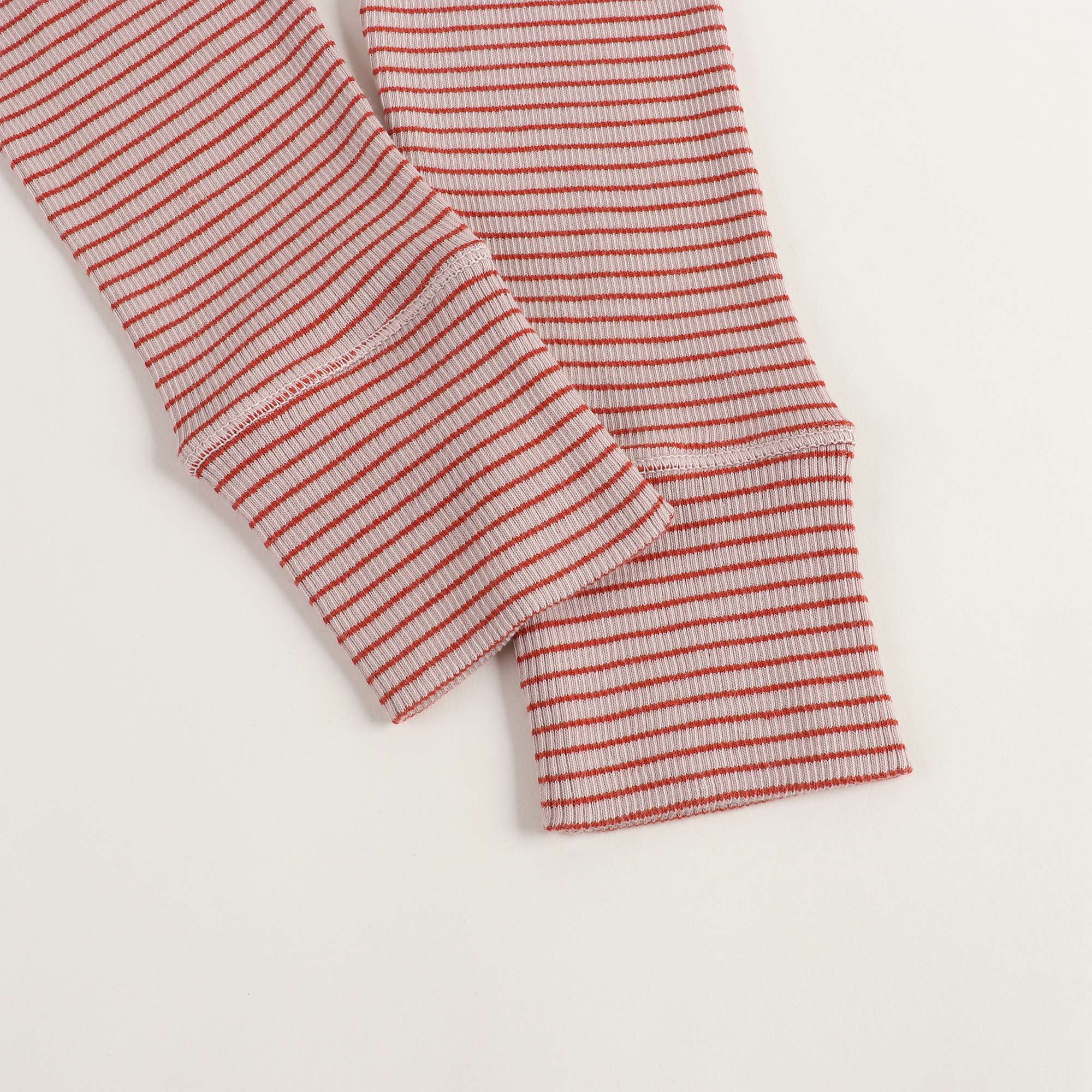 Girls Lavender & Rust Cotton Trousers