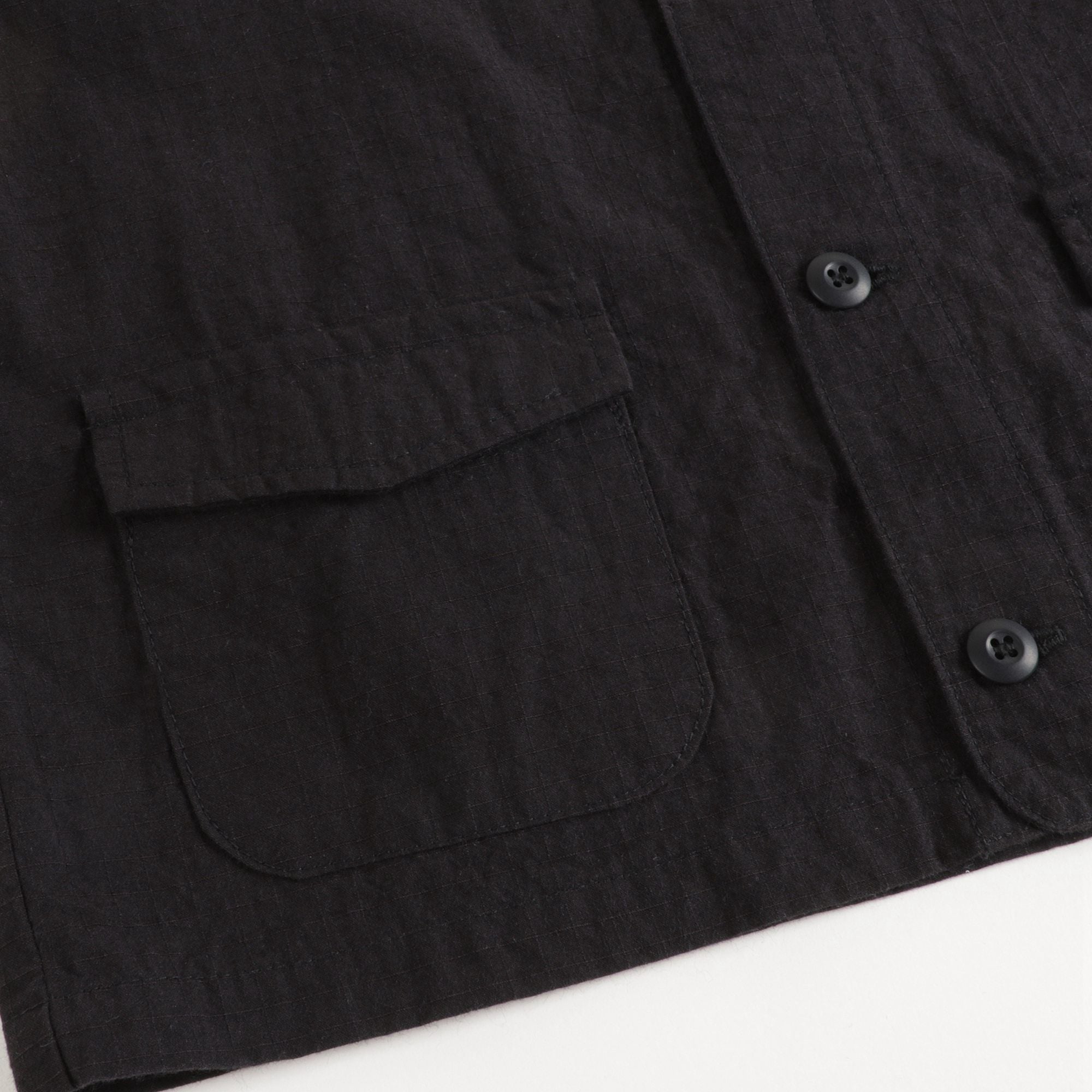 Boys & Girls Black Collarless Jacket