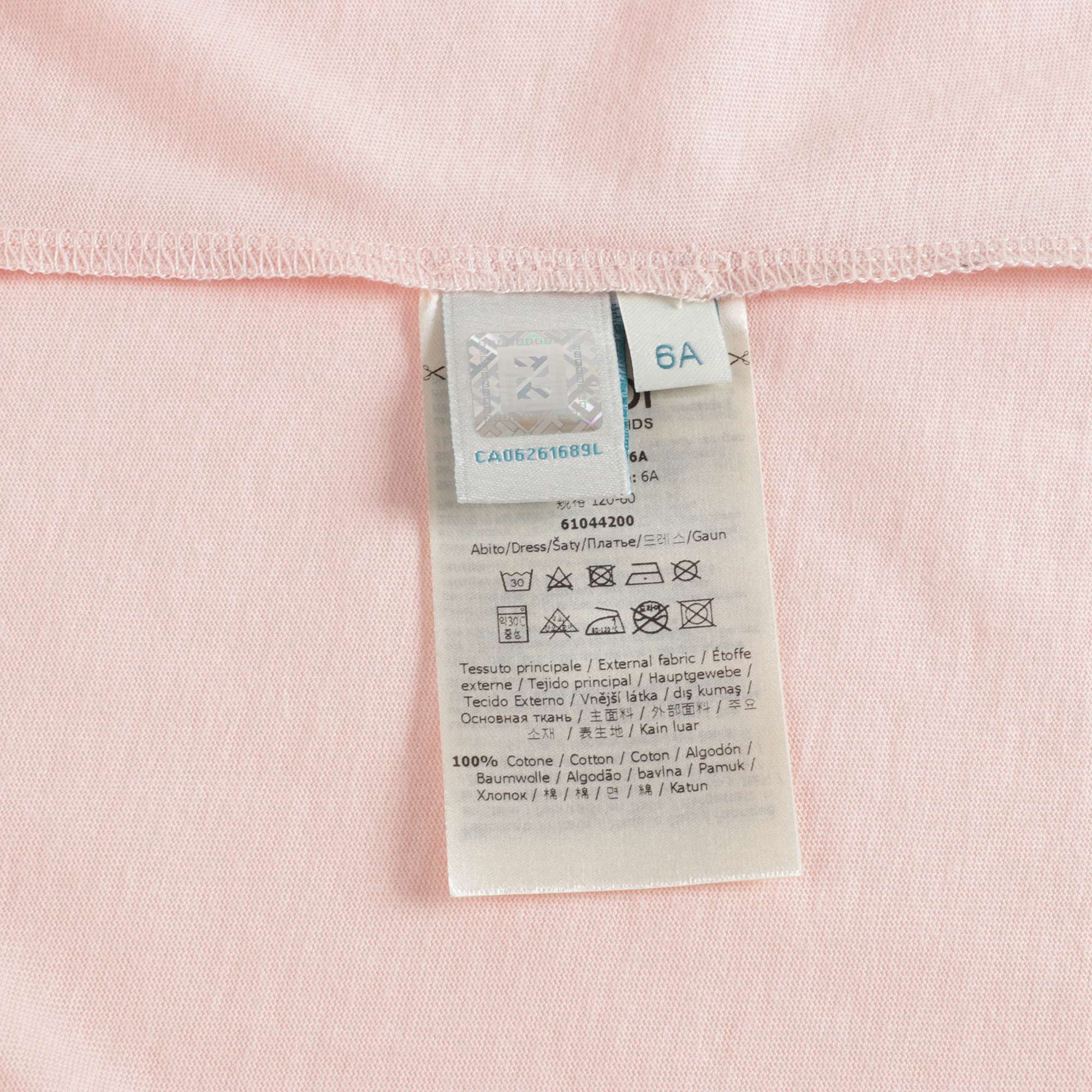 Girls Pink FF Logo Dress
