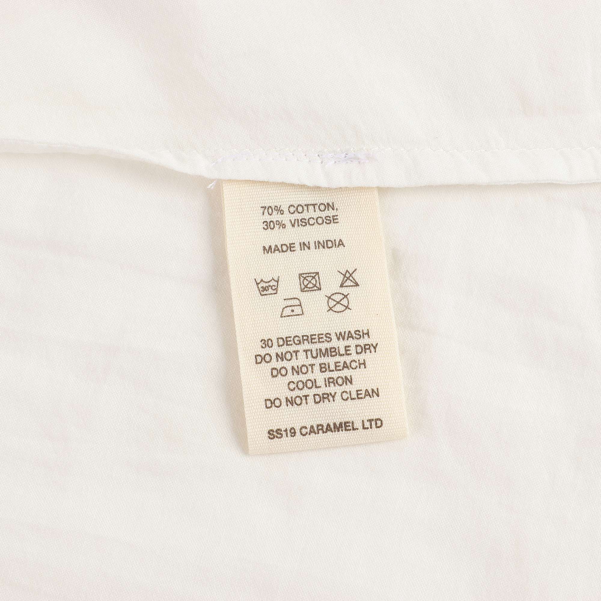 Girls White Cotton Top