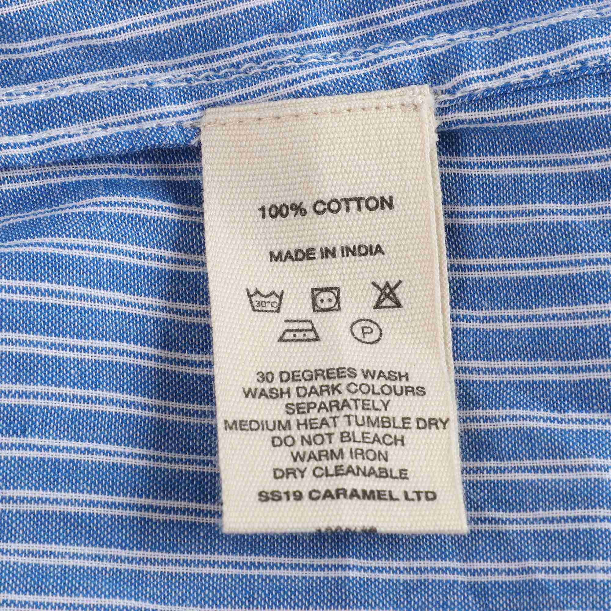 Baby Persian Blue Cotton Shirt