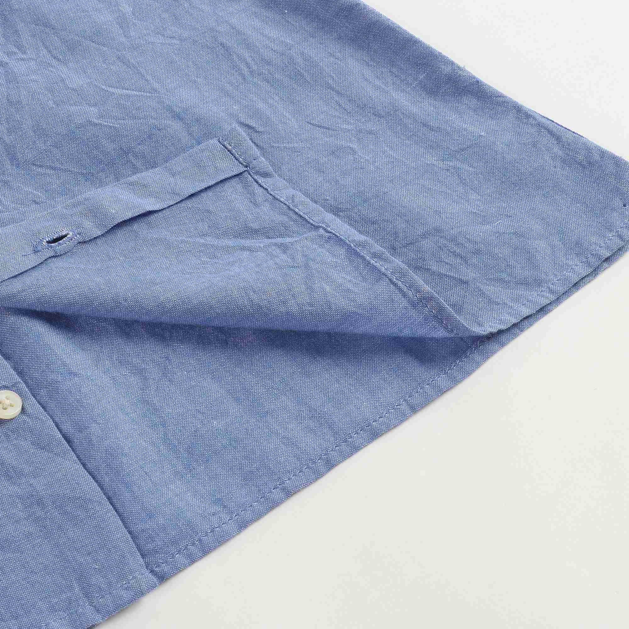 Baby Cornflower Blue Cotton Shirt