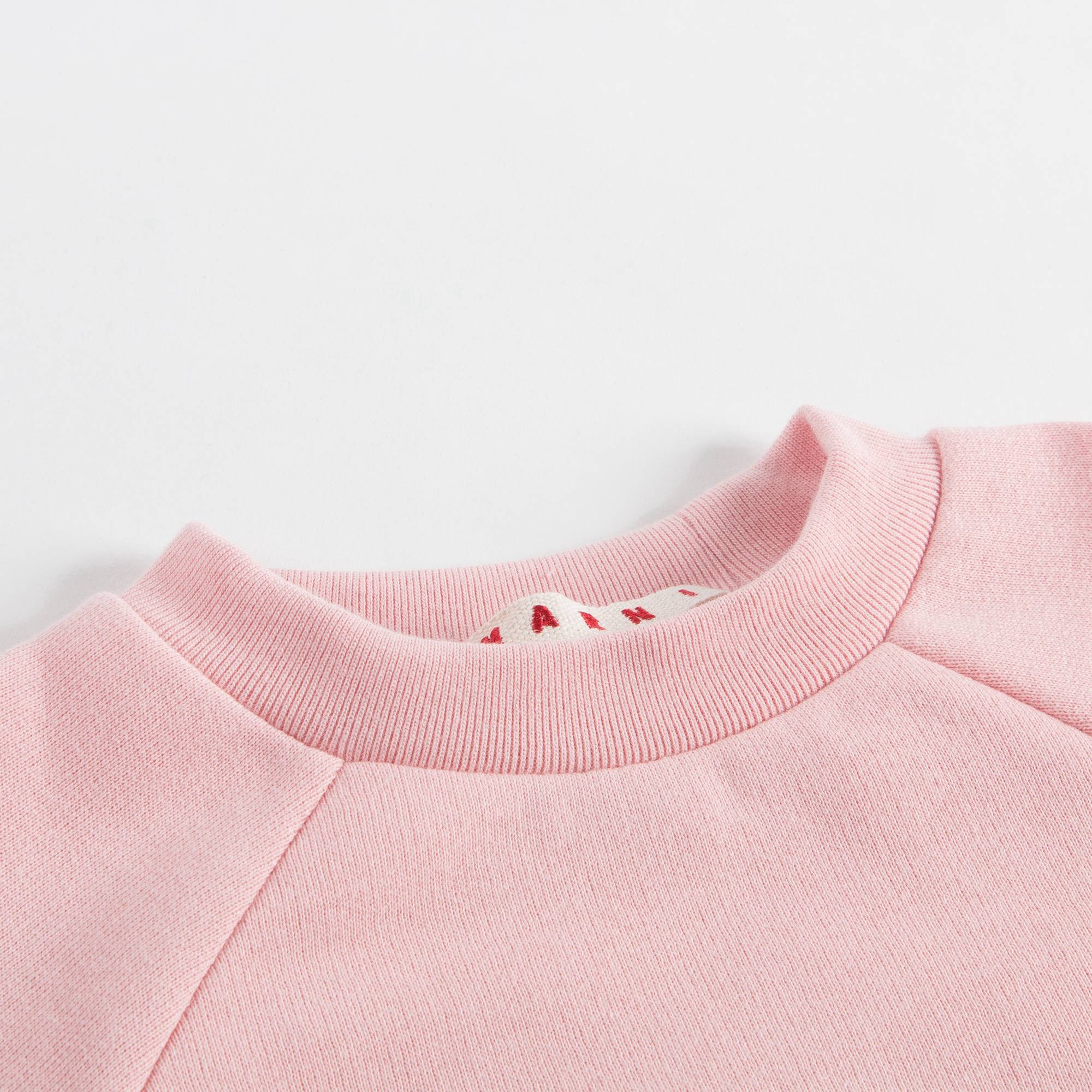 Girls Pink Cotton Sweatshirt
