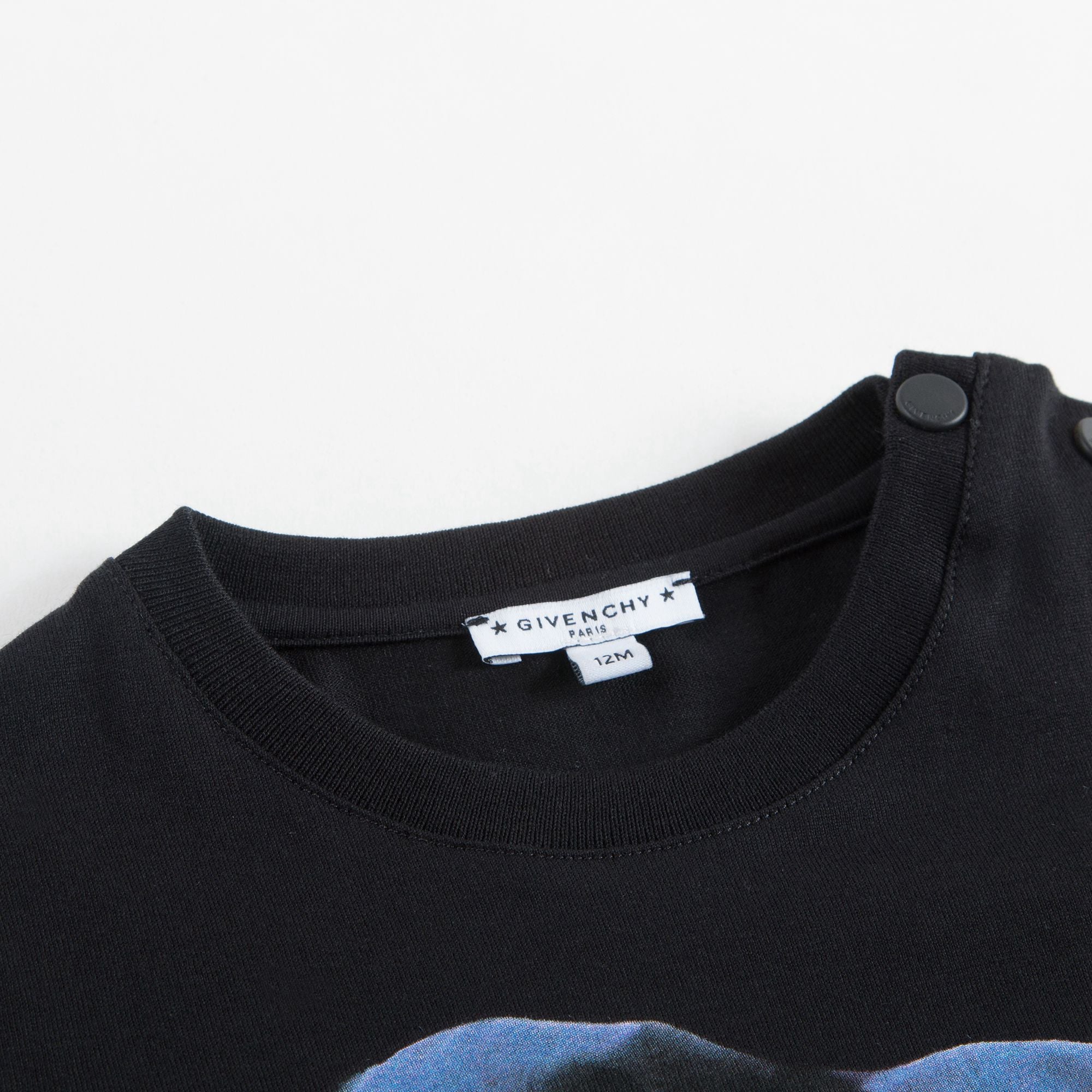 Baby Boys Black Dogs Printed T-Shirt