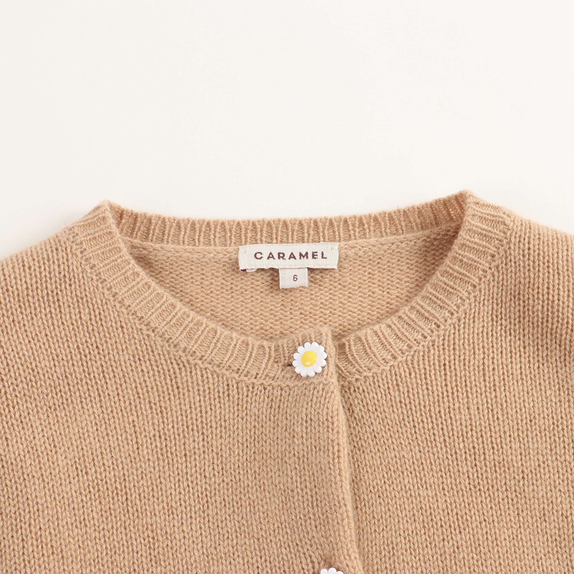 Girls Camel Cardigan