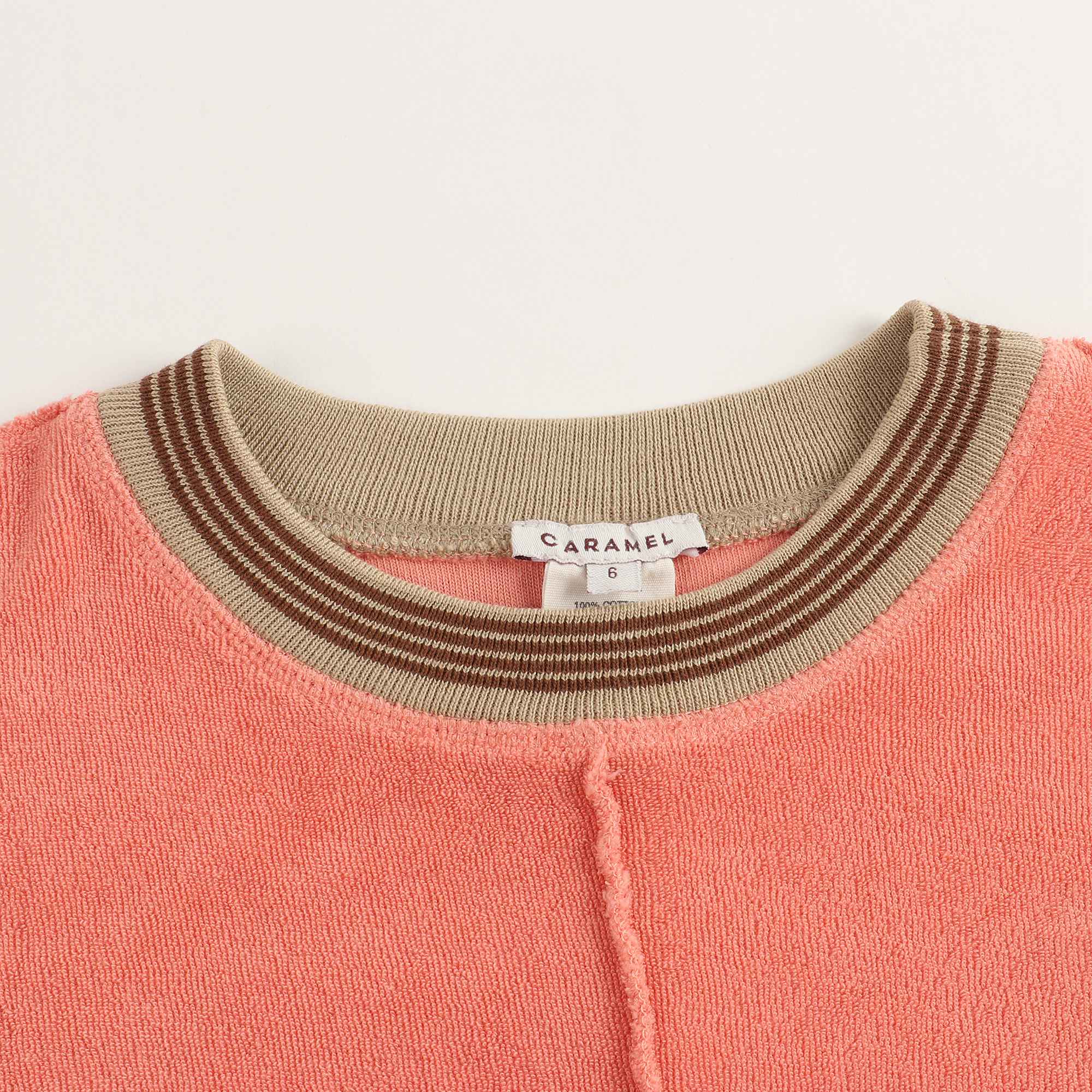 Girls Coral Cotton T-shirt