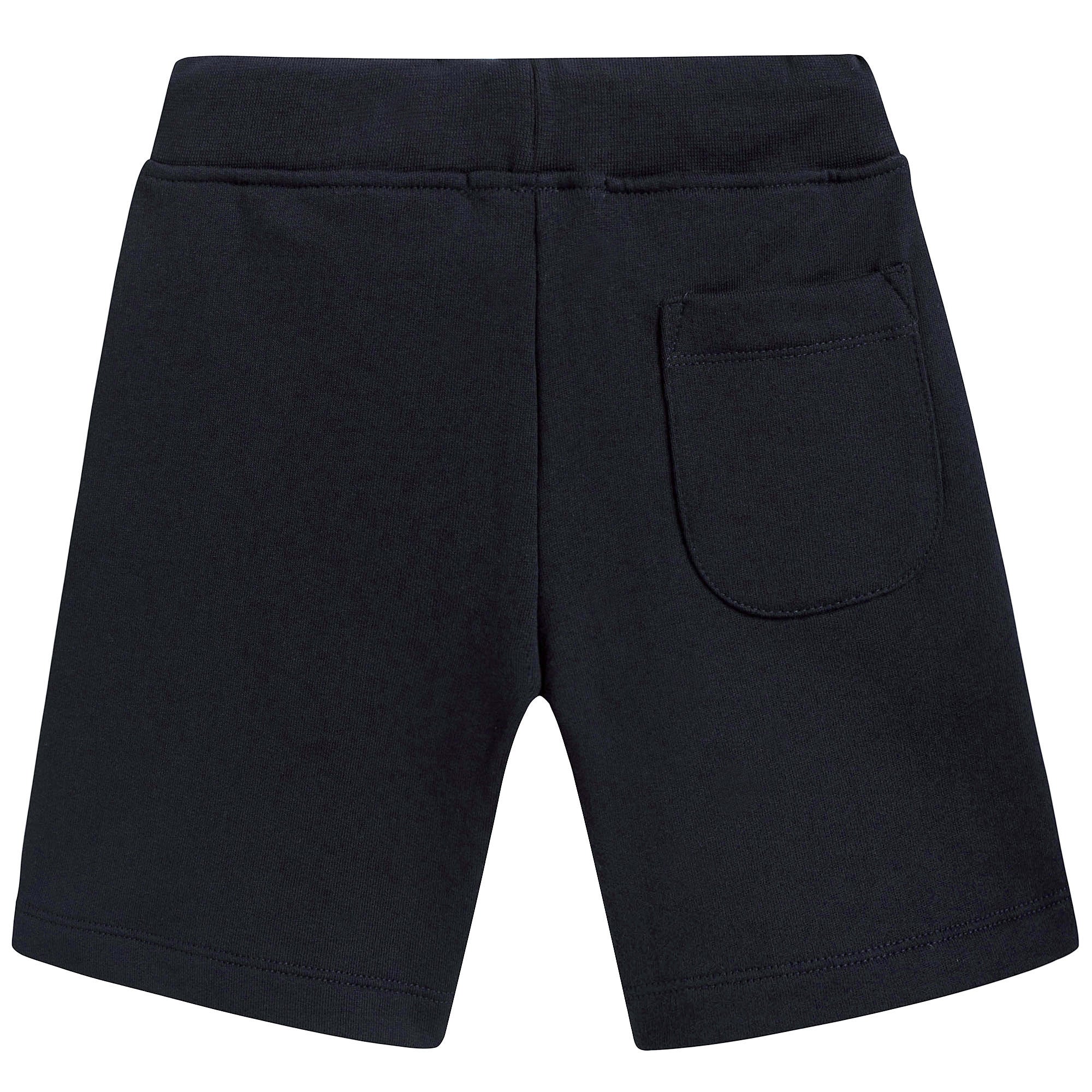 Boys Navy Blue Jersey Shorts