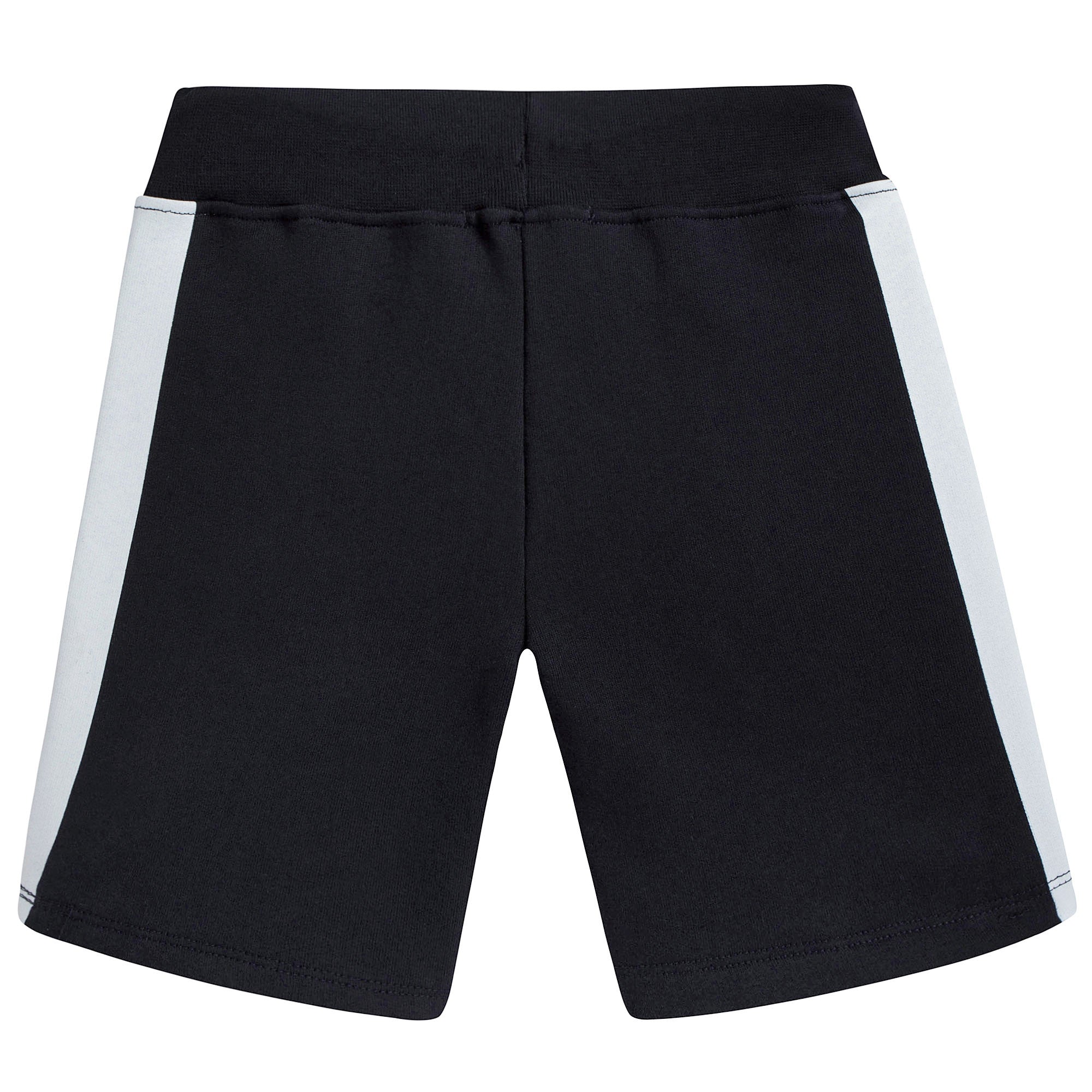 Boys Black 'M' Jersey Shorts