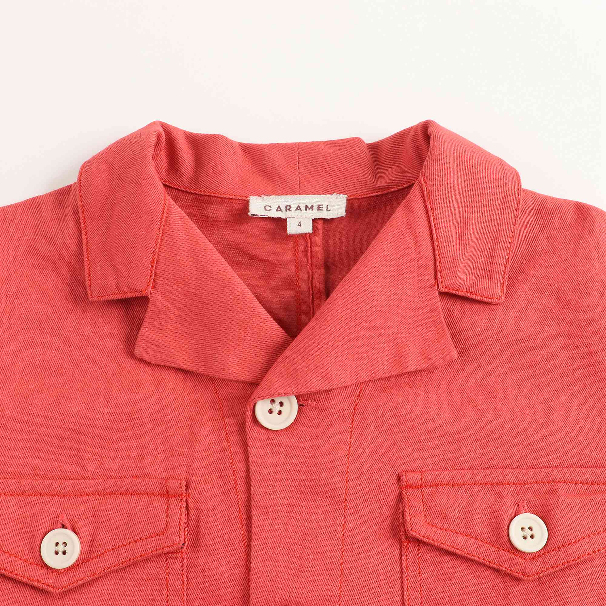 Boys Red Cotton Jacket