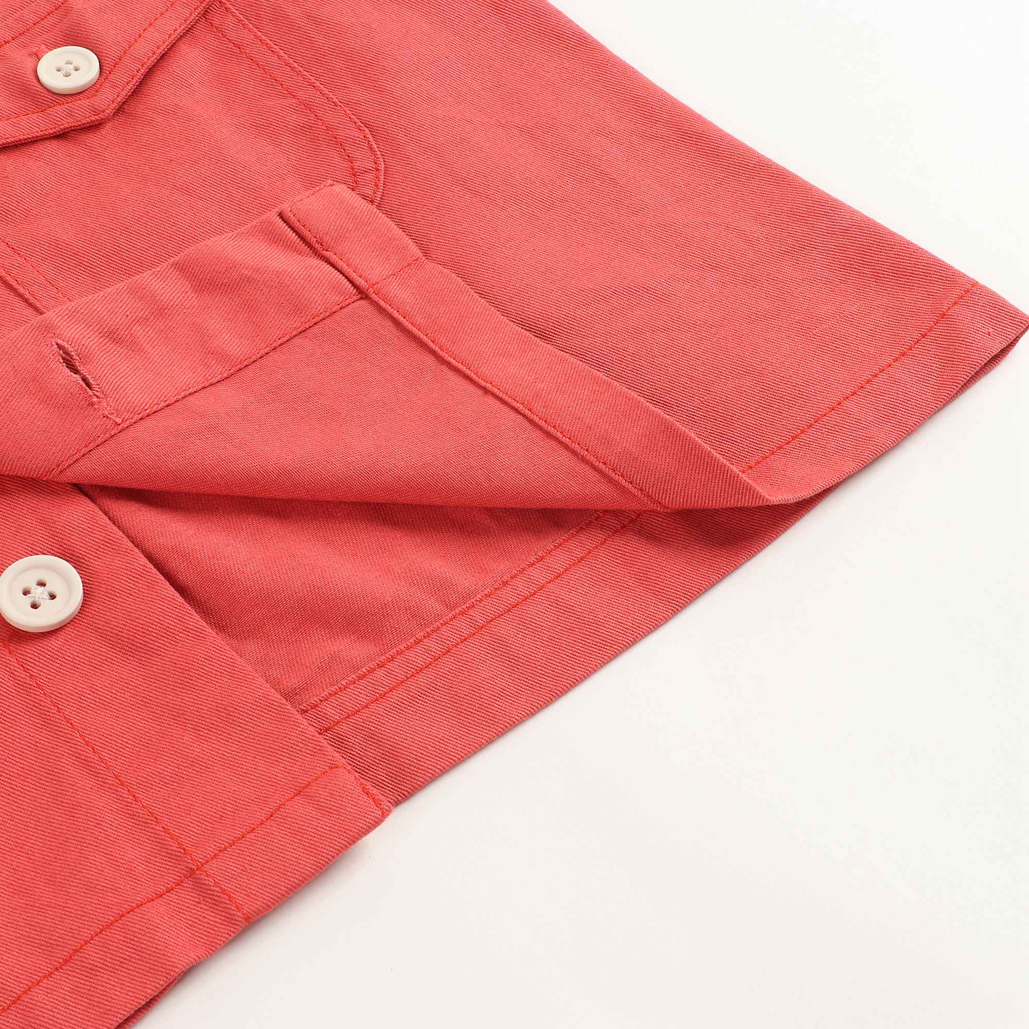 Boys Red Cotton Jacket
