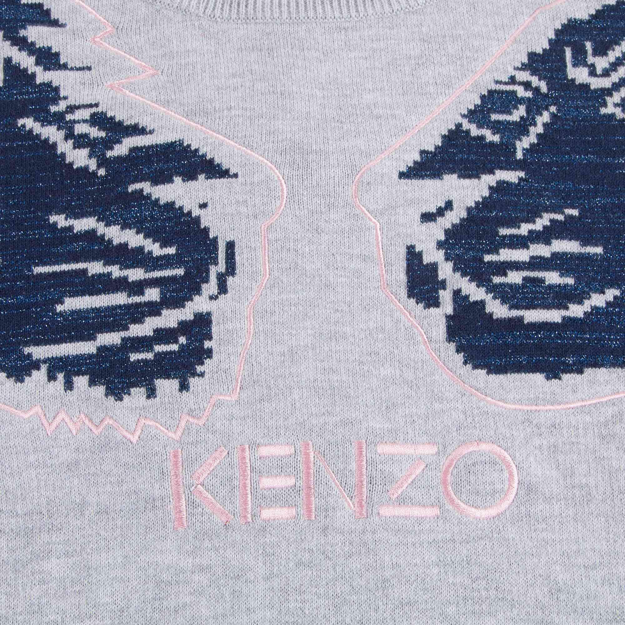 Girls Marl Grey Cotton Sweatshirt