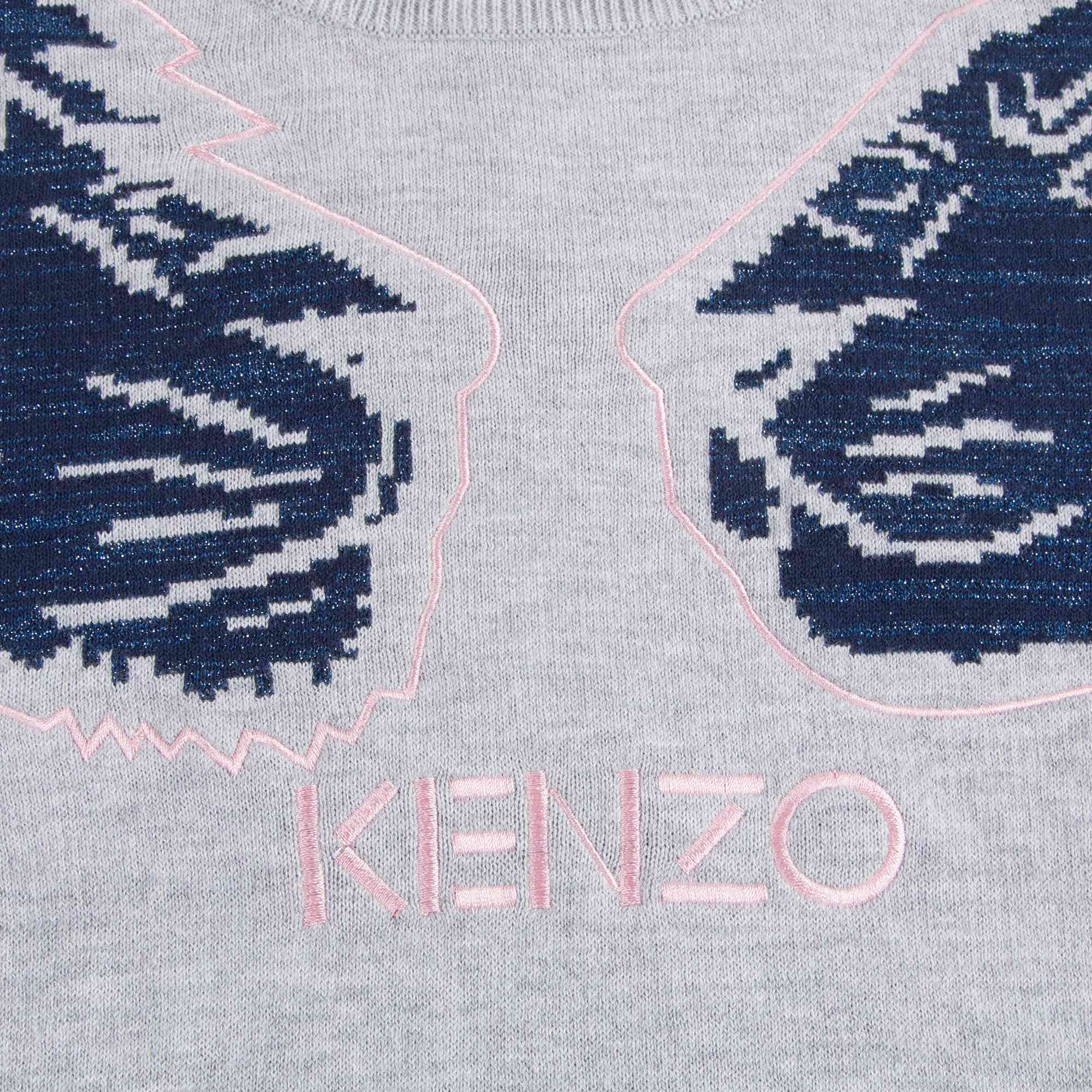 Girls Marl Grey Cotton Sweatshirt