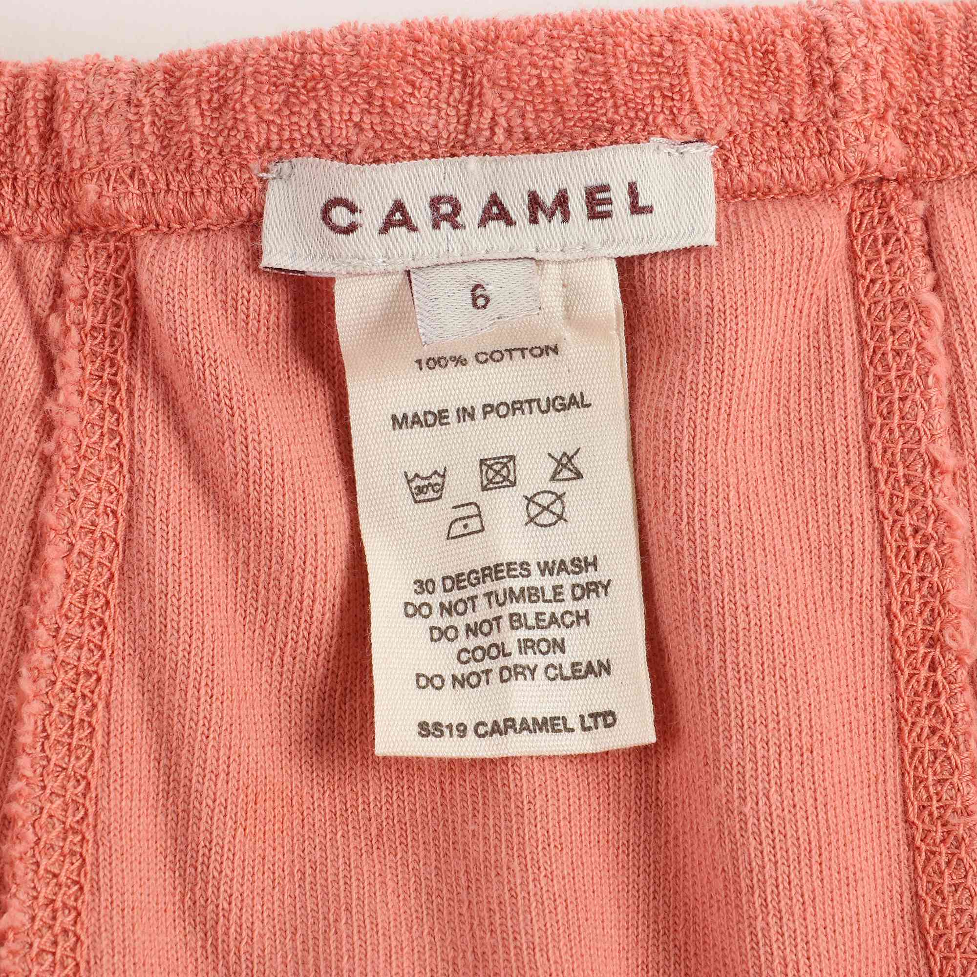 Baby Coral Cotton Trousers