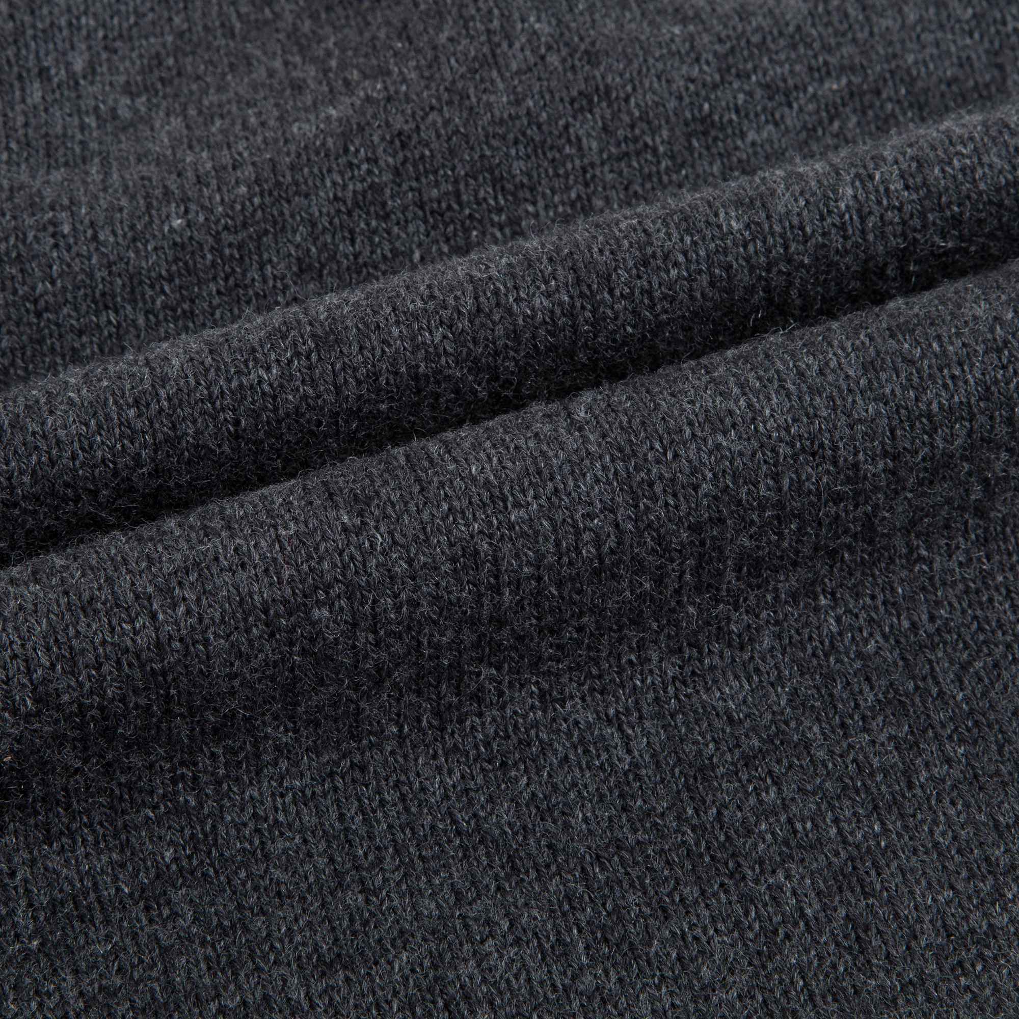 Boys Dark Marl Grey Logo Cotton Sweater