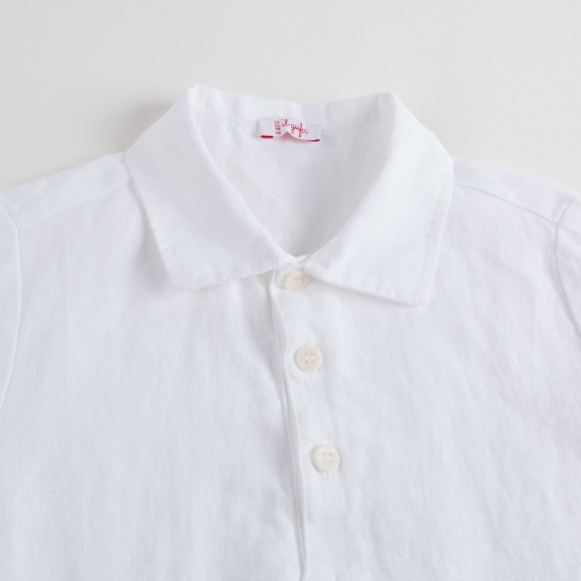 Boys White Polo Shirt - CÉMAROSE | Children's Fashion Store - 3