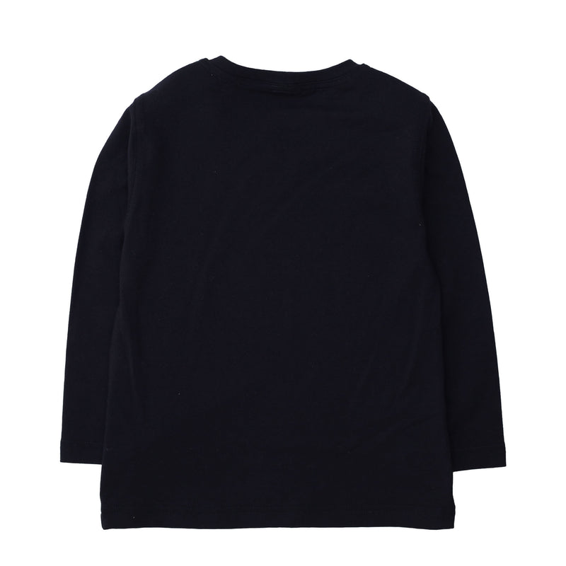 Boys Navy Blue Dog Printed Trims Cotton T-Shirt - CÉMAROSE | Children's Fashion Store - 3