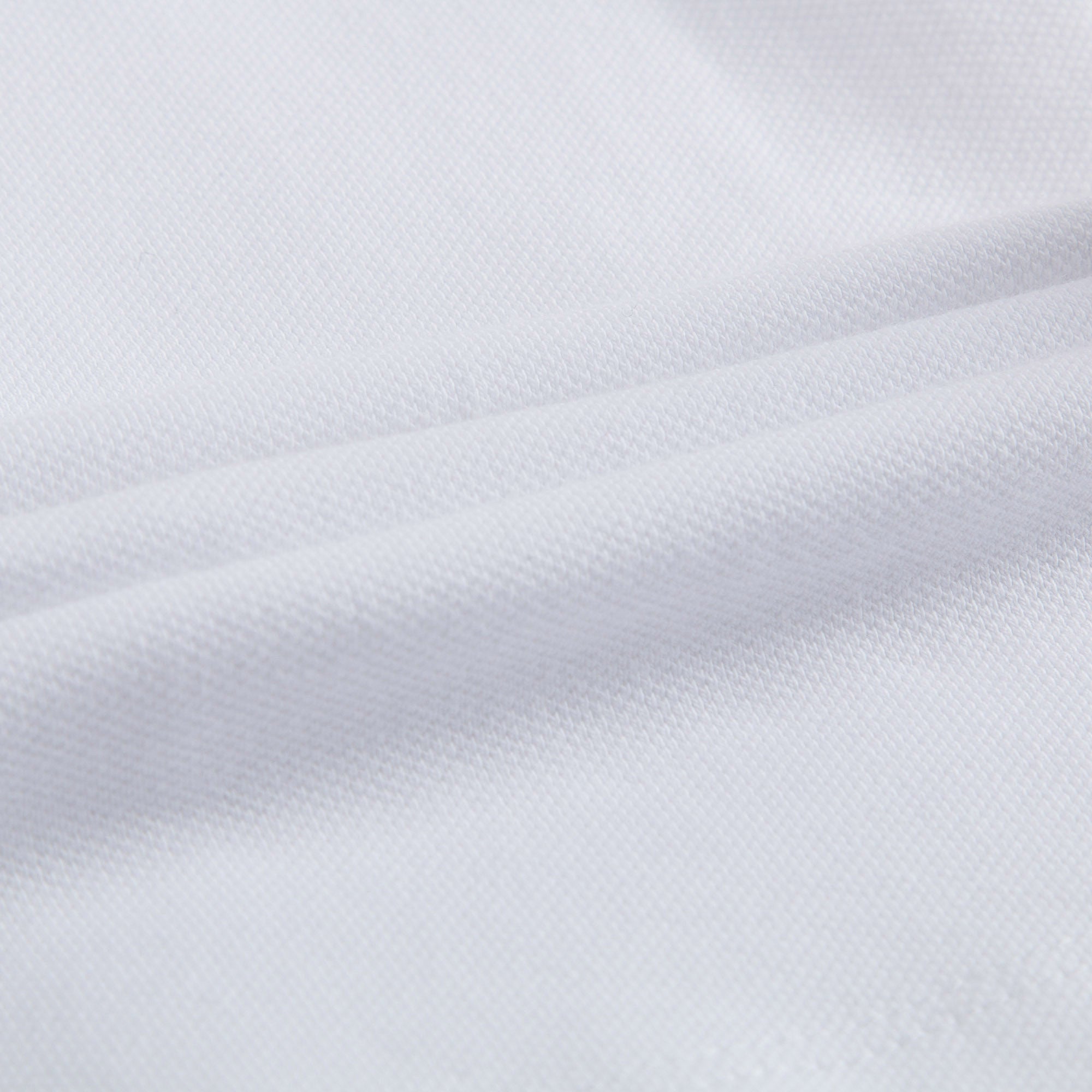 Baby Girls White Polo Shirt With Check Ruffles
