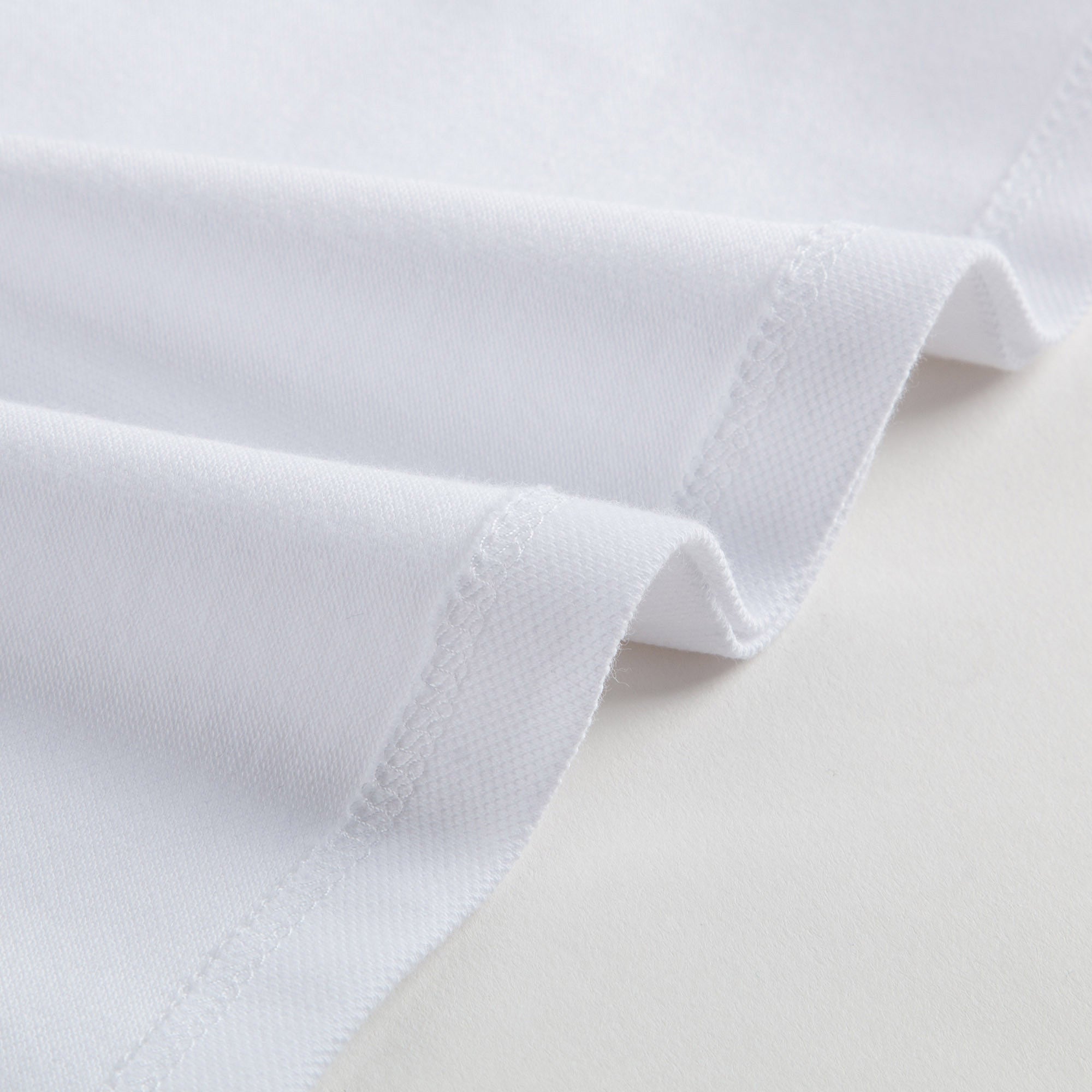 Baby Girls White Polo Shirt With Check Ruffles