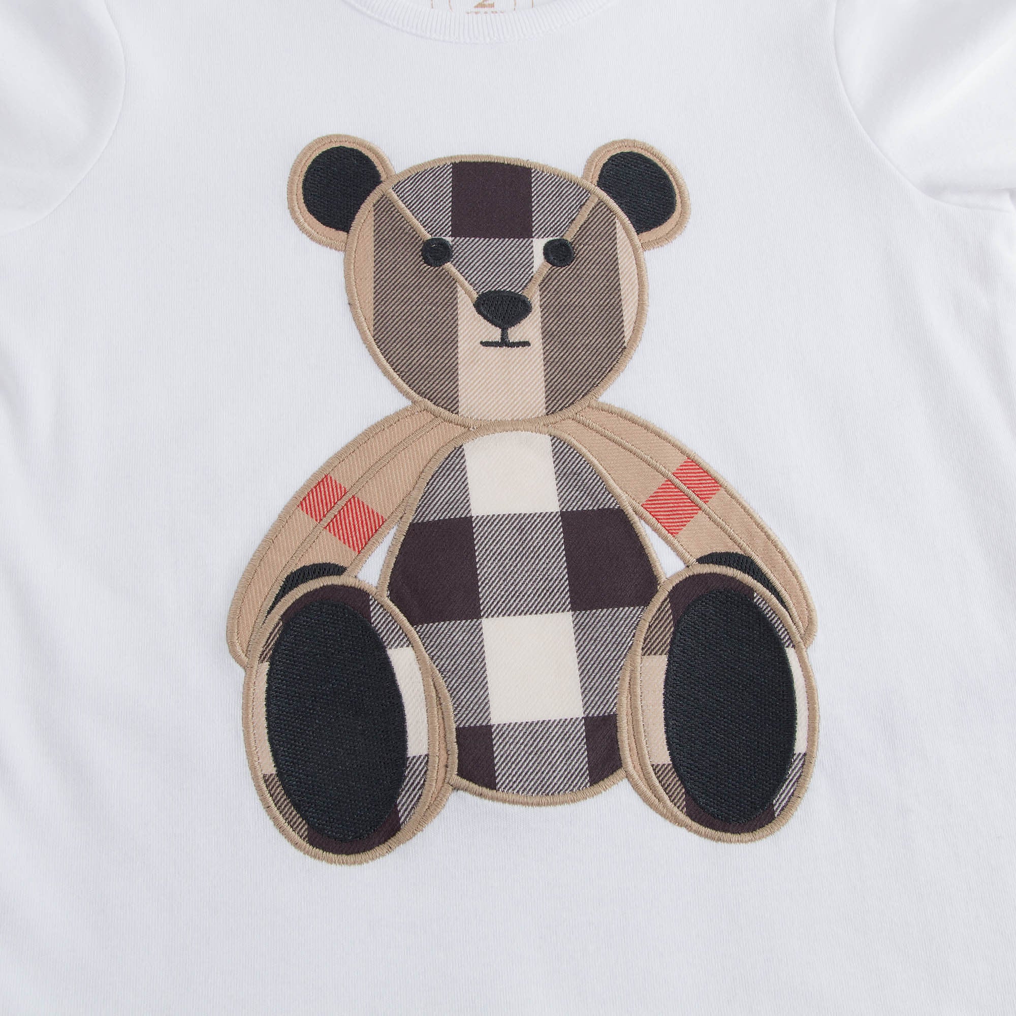 Girls White T-shirt With Bear Pattern - CÉMAROSE | Children's Fashion Store - 4