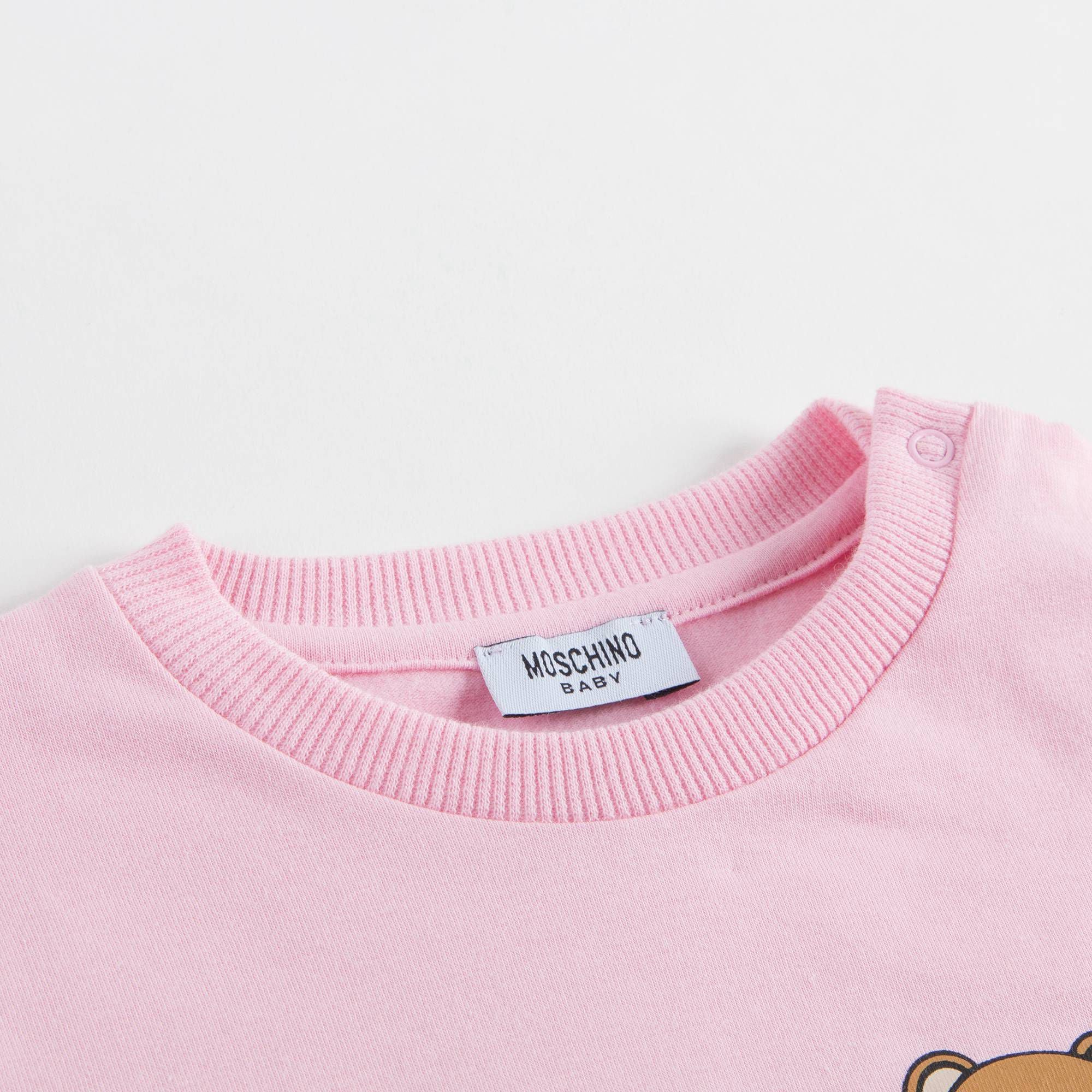 Baby Girls Pink Heart T-shirt