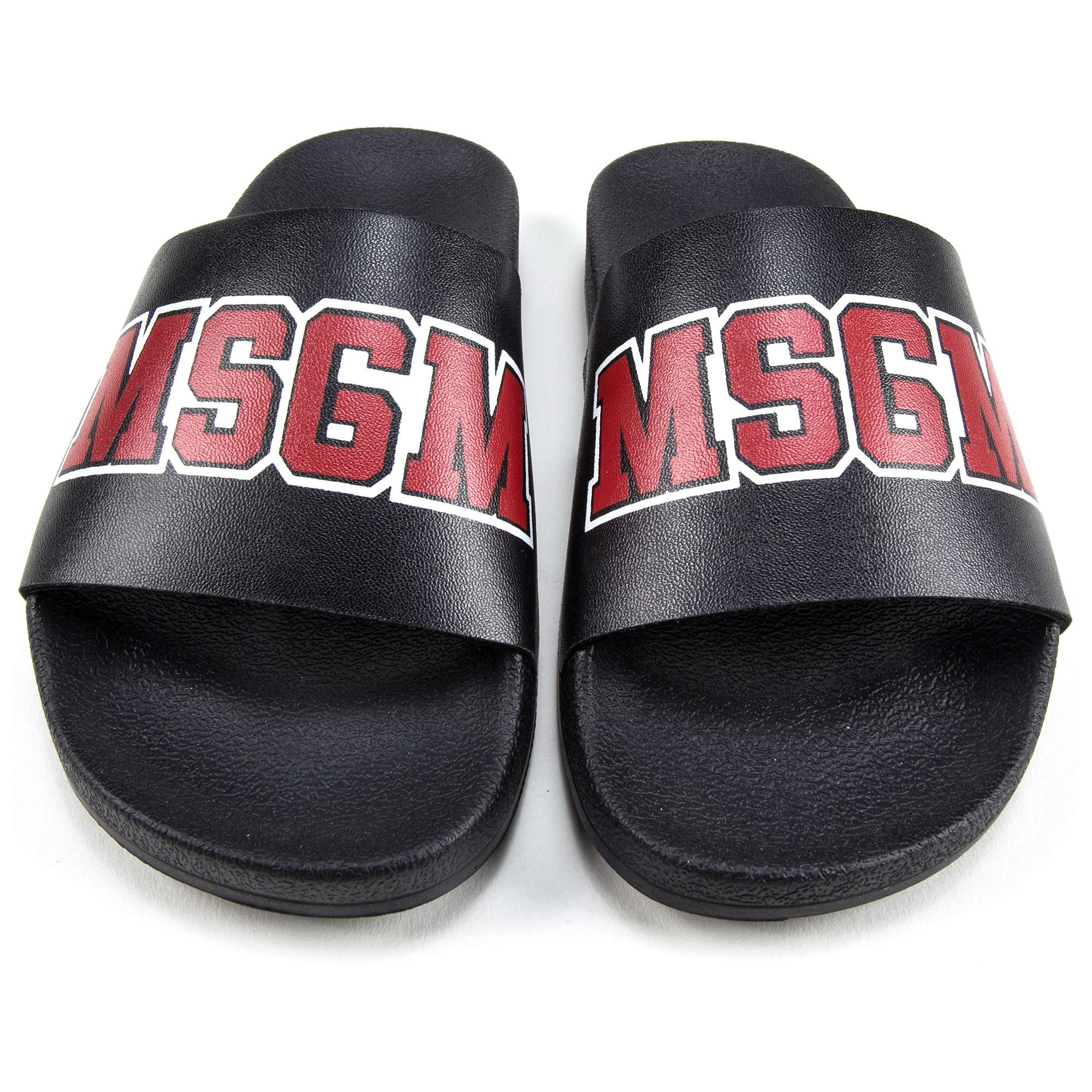 Girls & Boys Black Logo Slipper