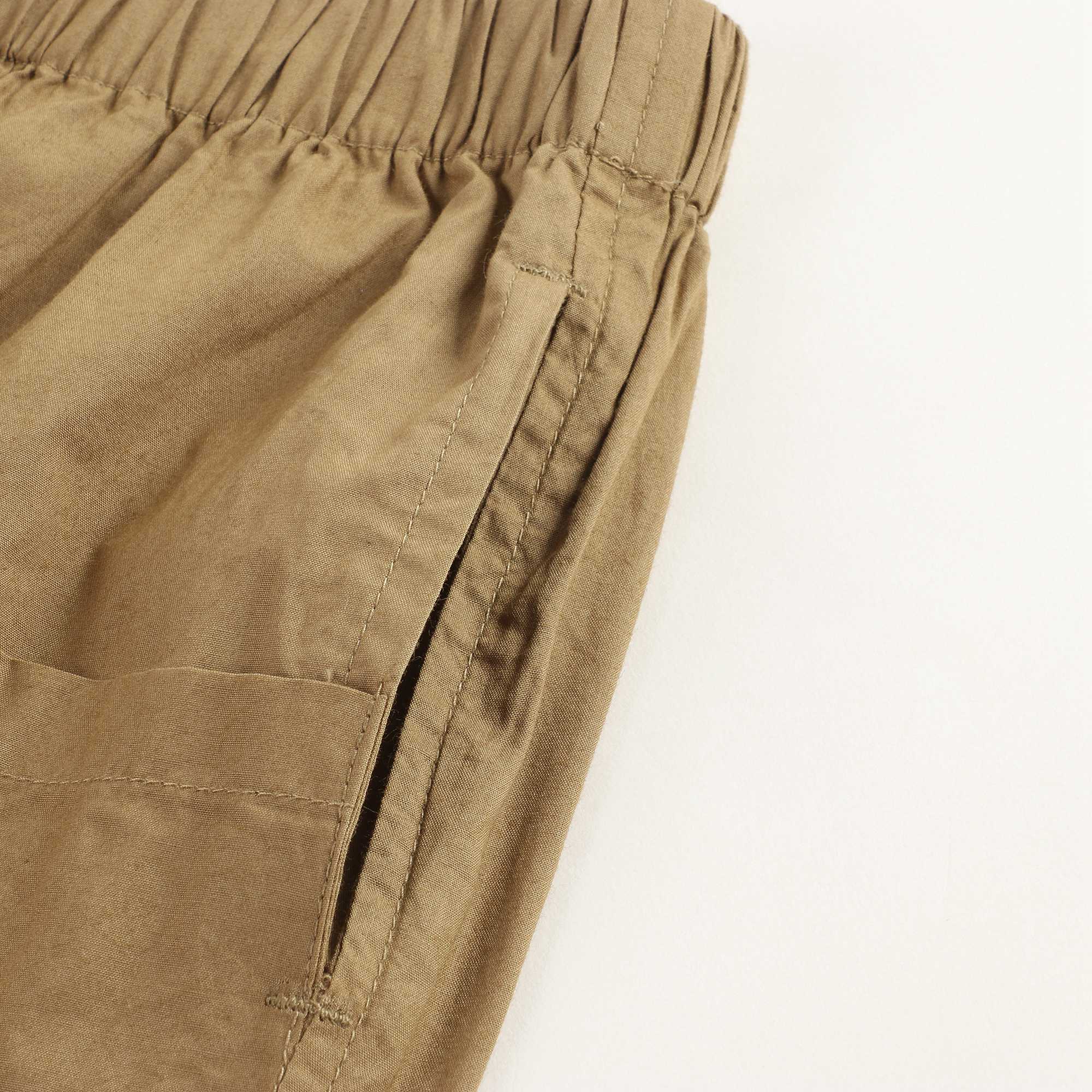 Baby Olive Cotton Trousers