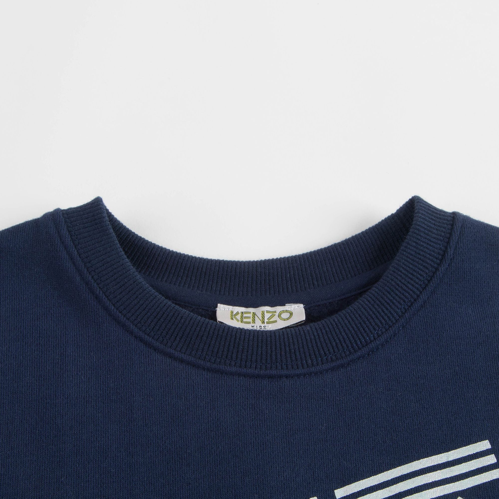 Girls Navy Logo Dress