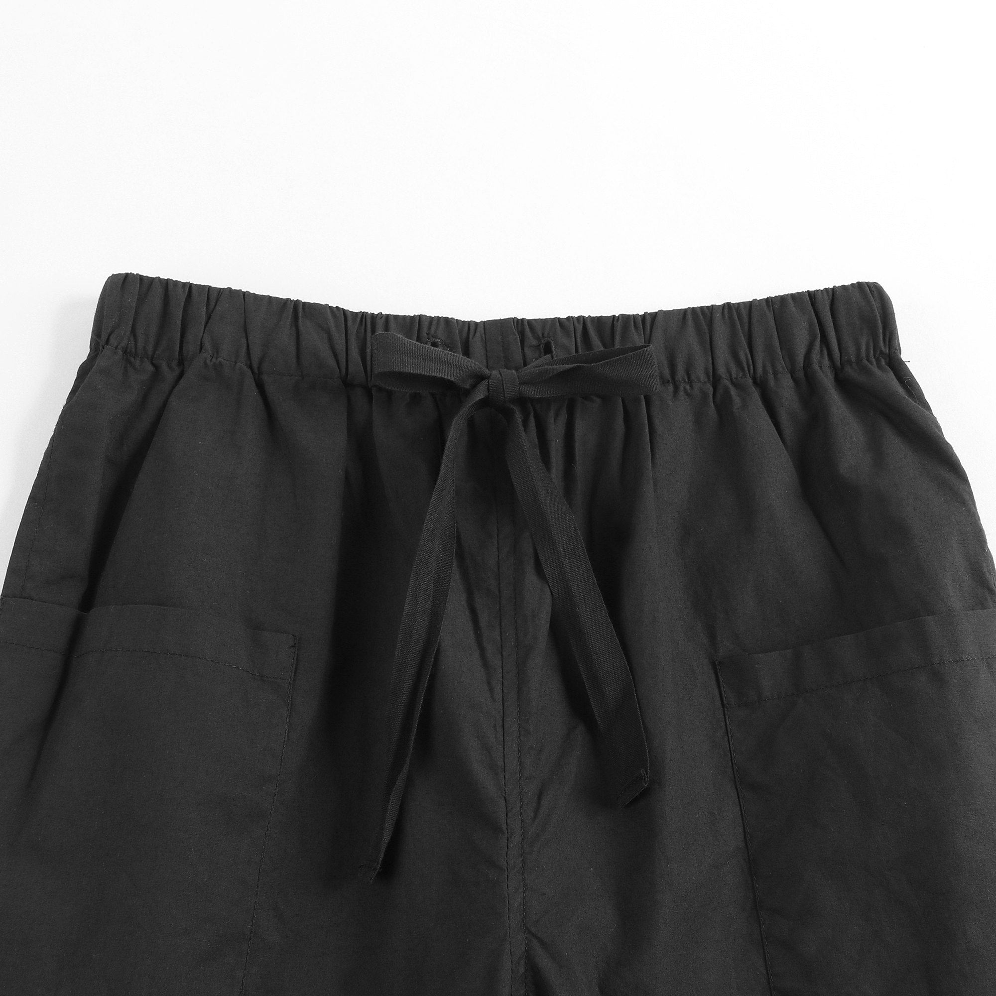 Boys & Girls Black Cotton Trousers